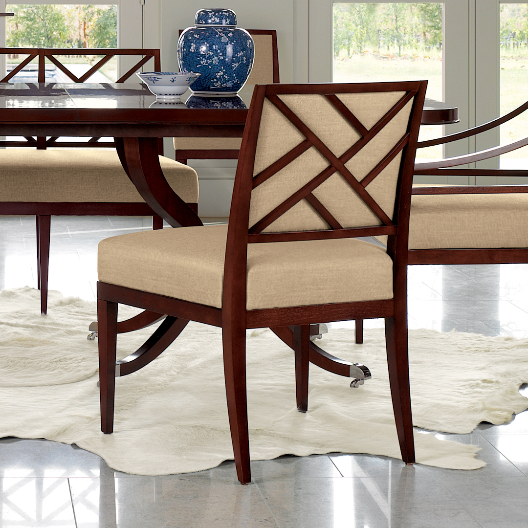 POST STREET UPHOLST SIDE CHAIR