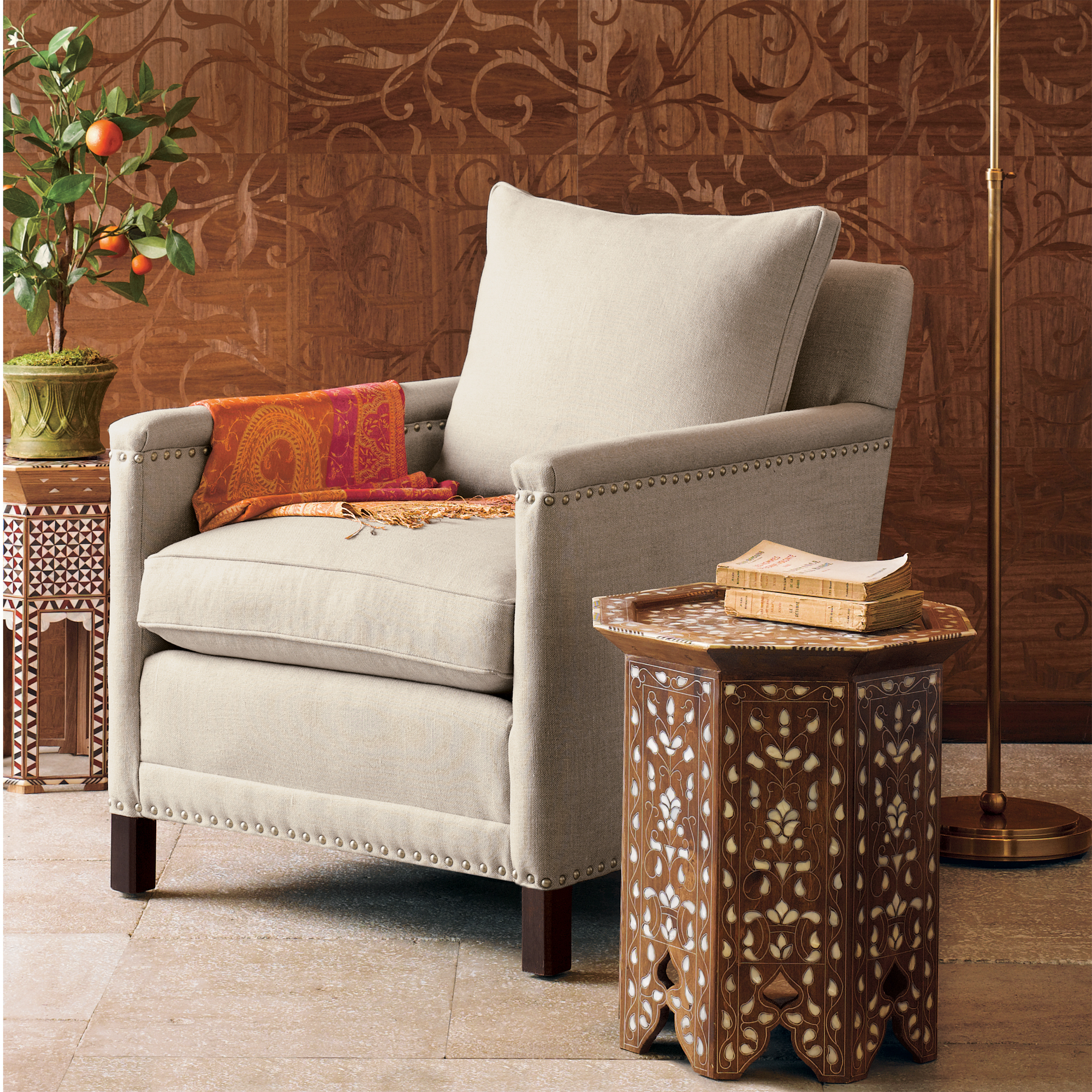 FREMONT ARMCHAIR LINEN