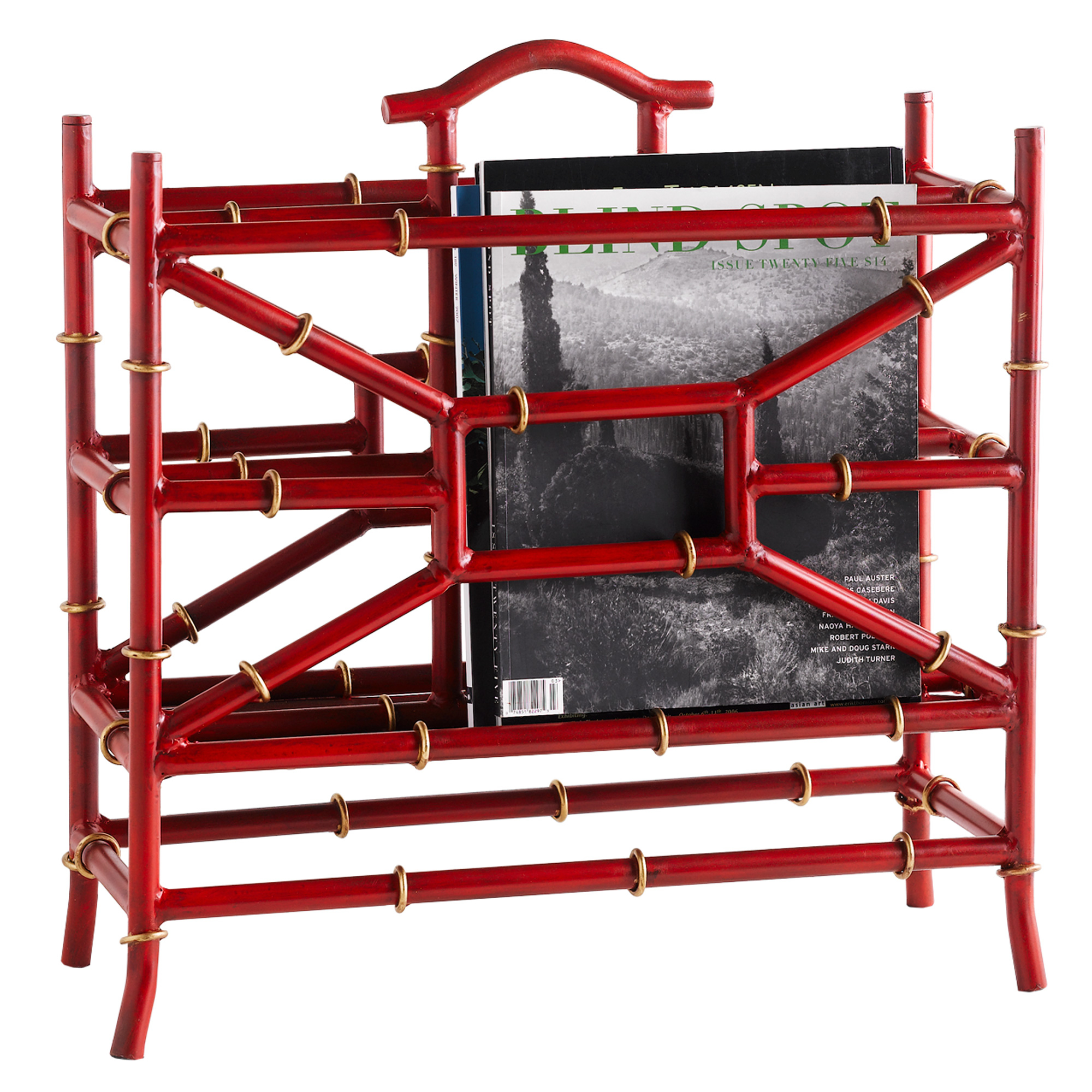 BAMBOO MAGAZINE RACK