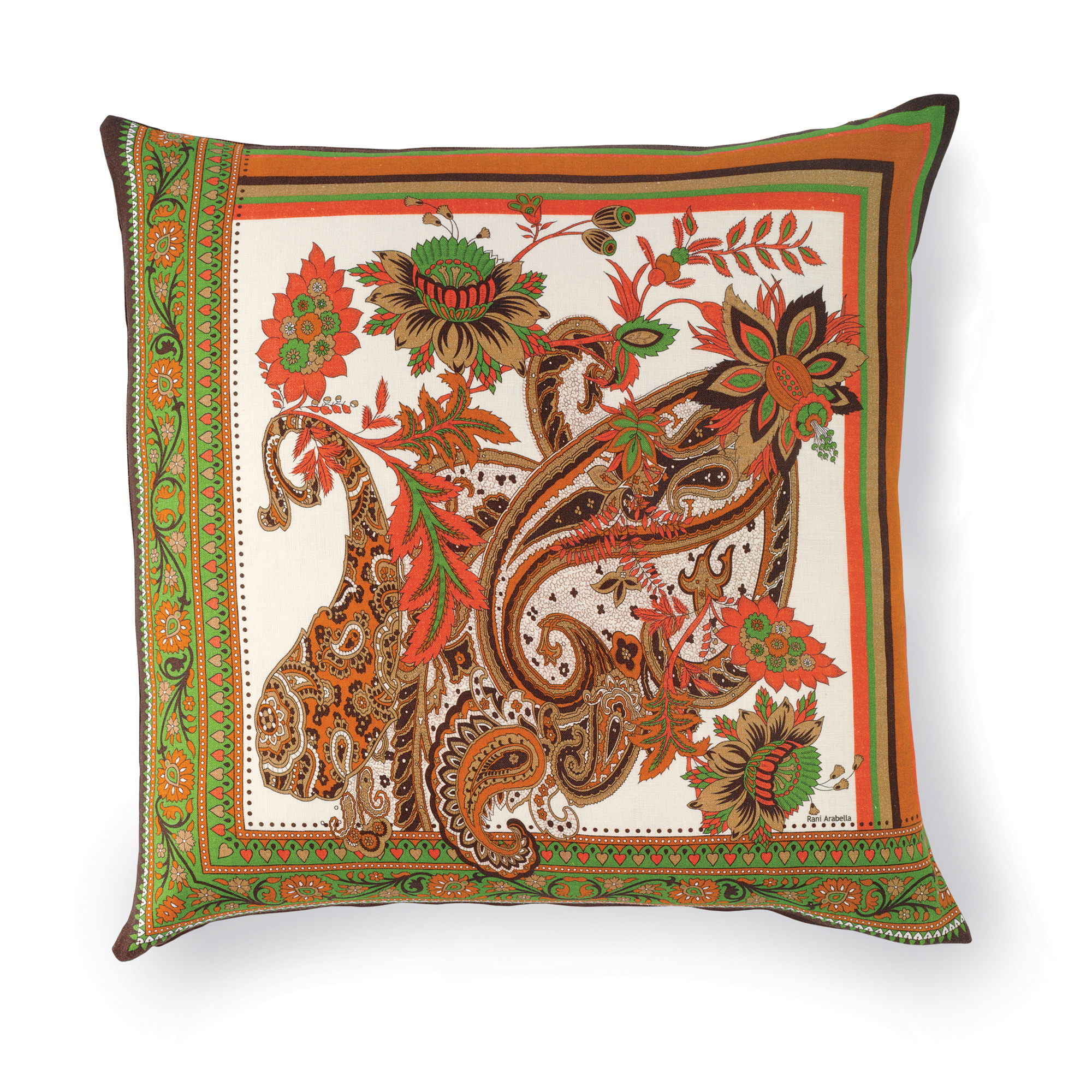 Italian Paisley Scarf Pillow
