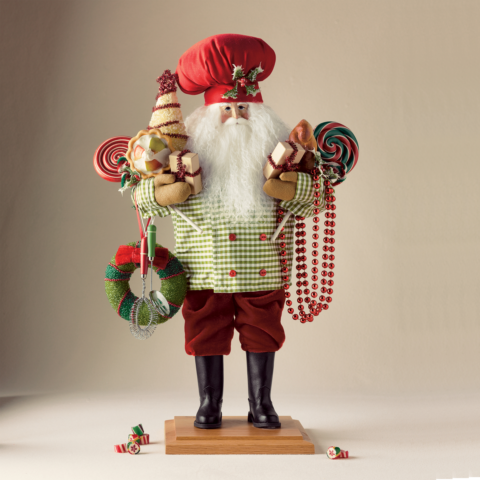 SANTA CHEF 18IN