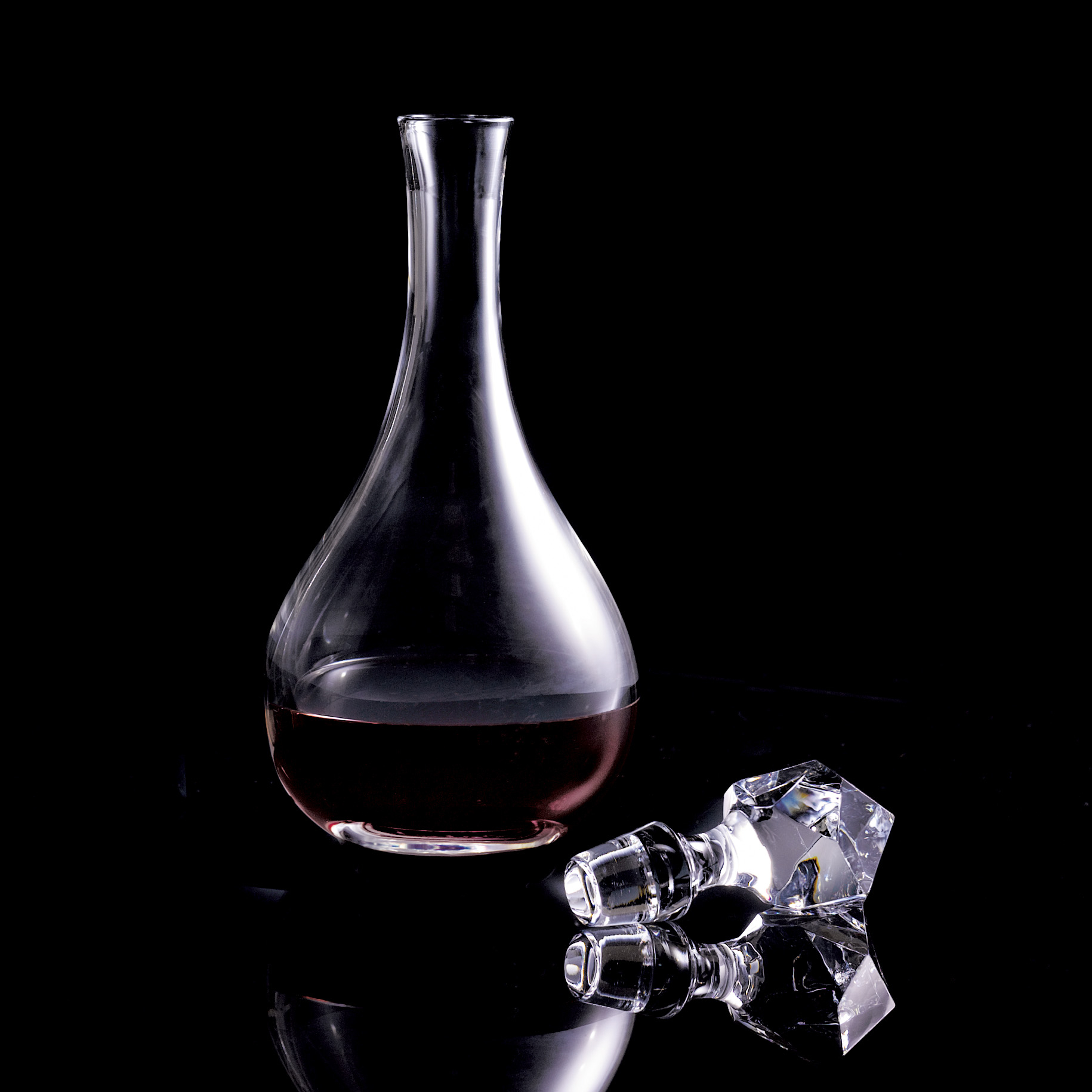 ^^EXCESS CLEAR DECANTER