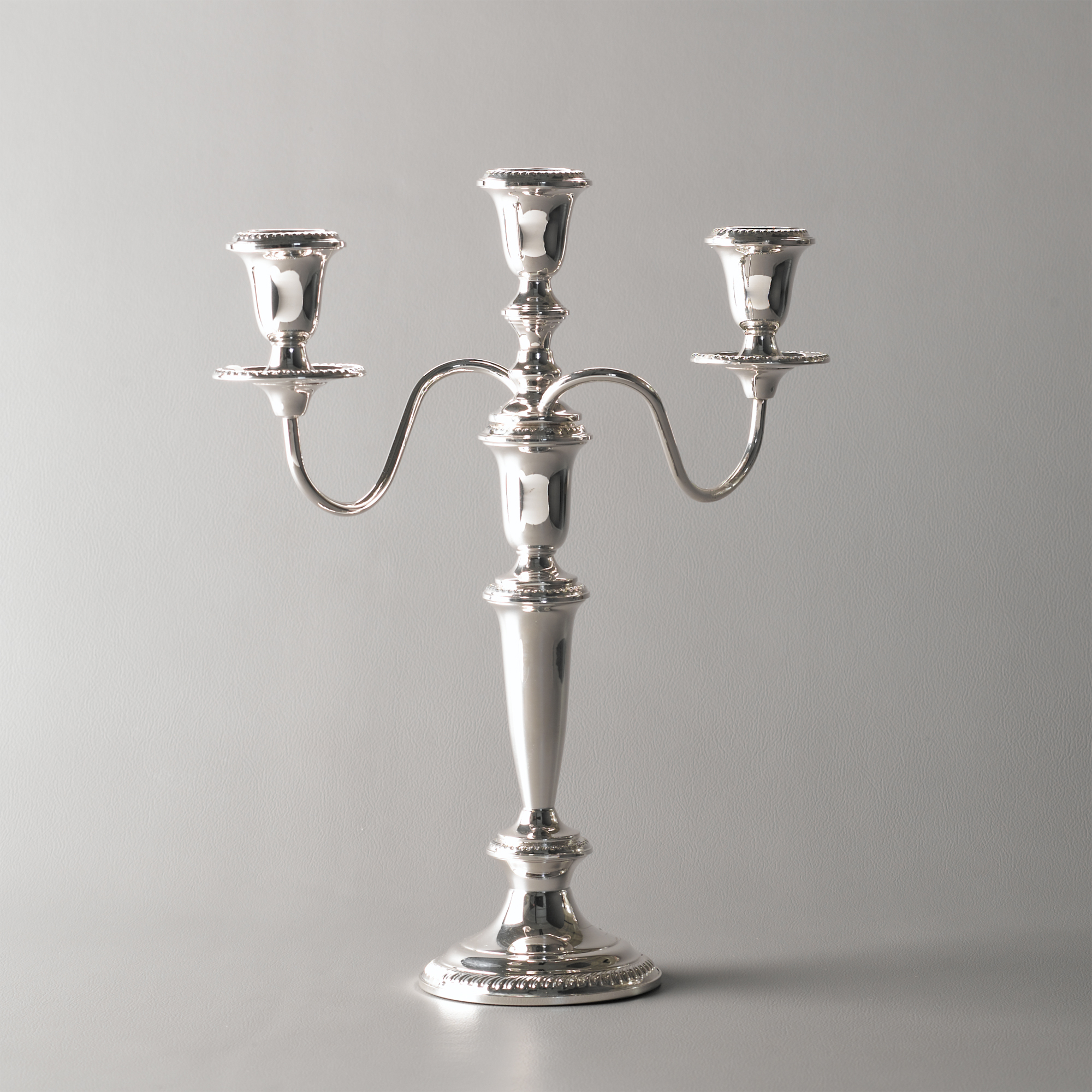 S/2 CANDELABRA PLAIN EDGE