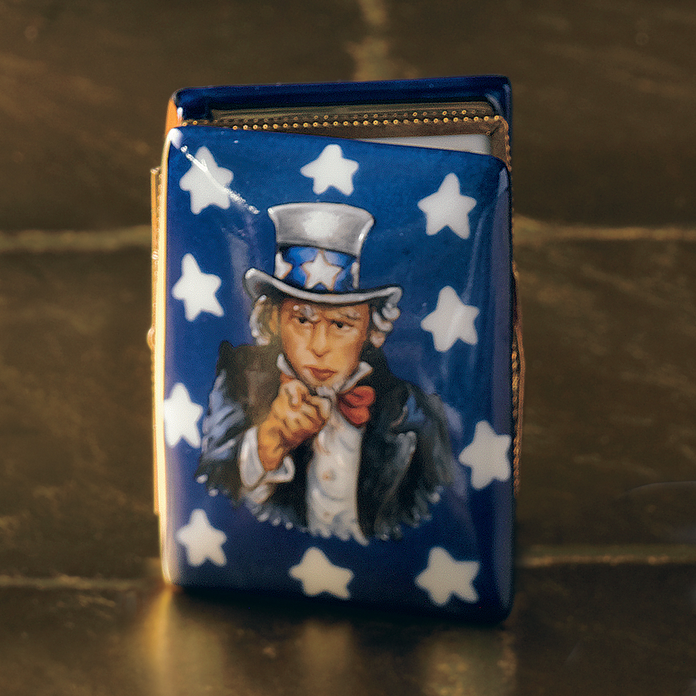 UNCLE SAM LIMOGES BOX