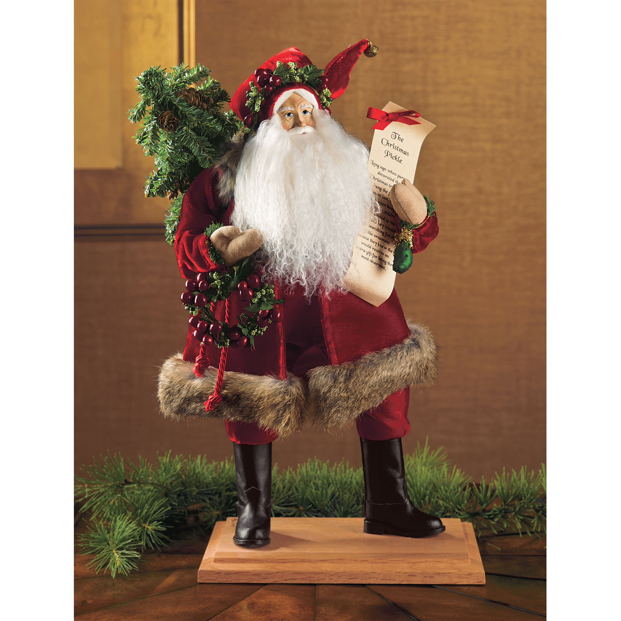 THE CHRISTMAS PICKLE SANTA
