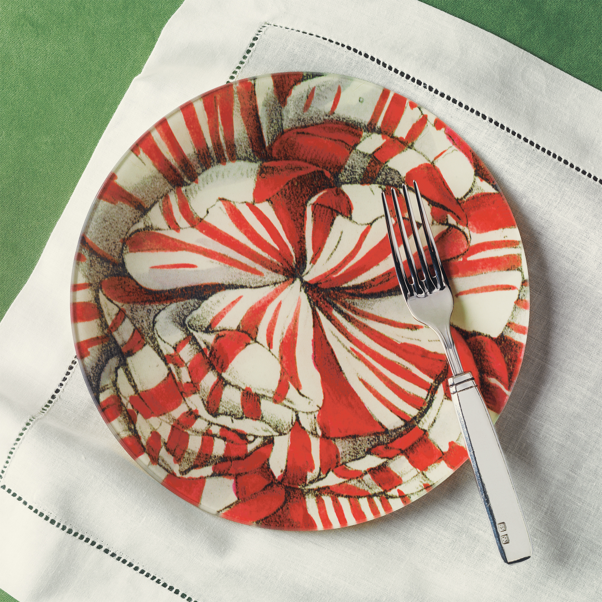 John Derian Carnation Plate
