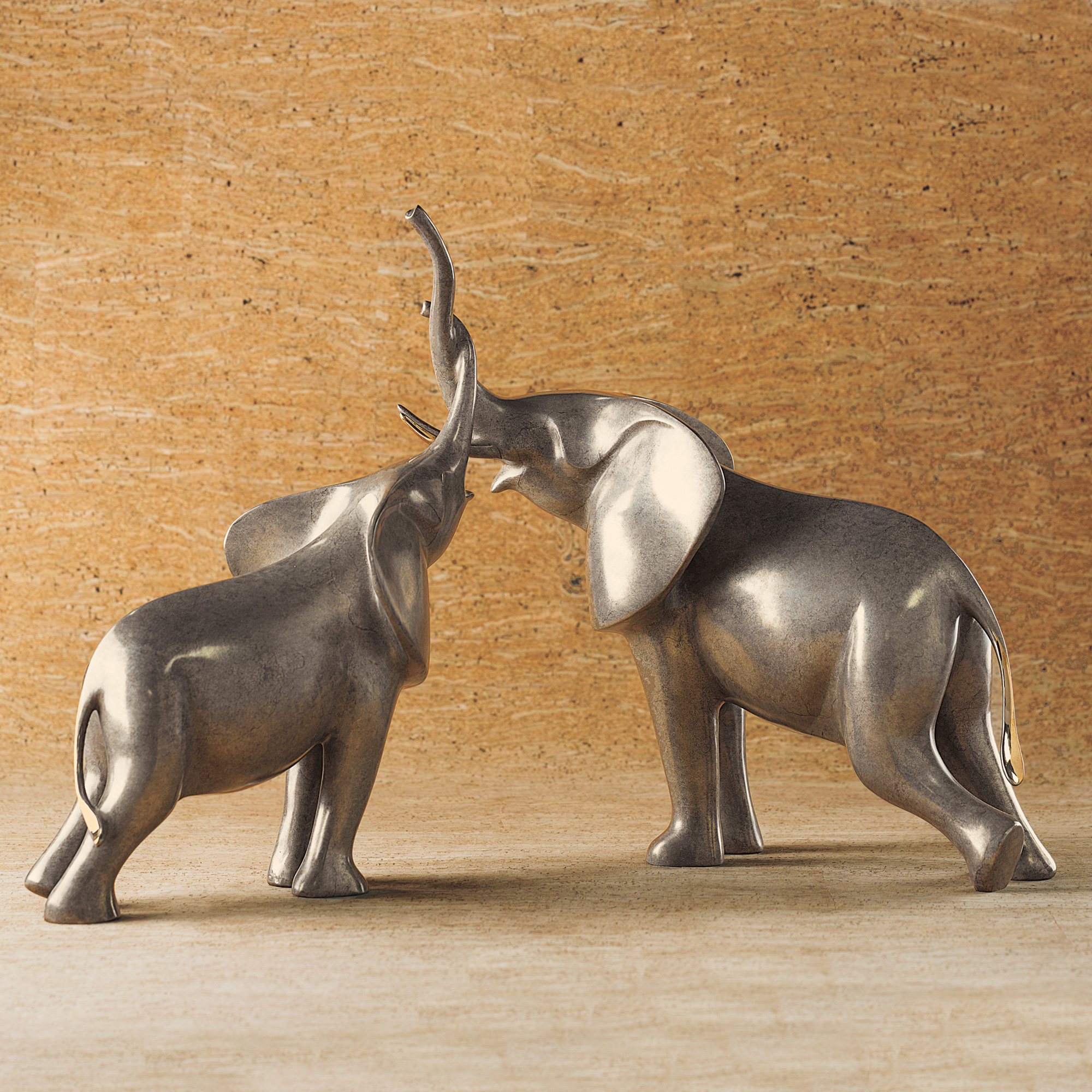 AFFECTIONATE ELEPHANTS LOET V