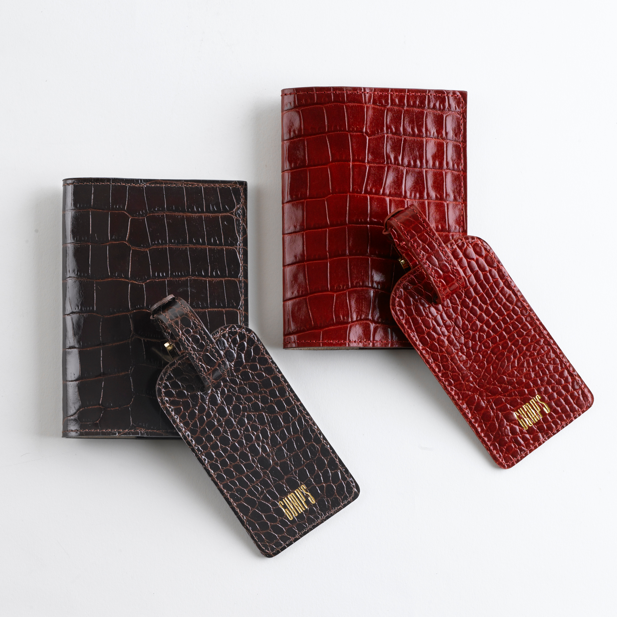 Luggage Tag & Passport Cover Gift Set