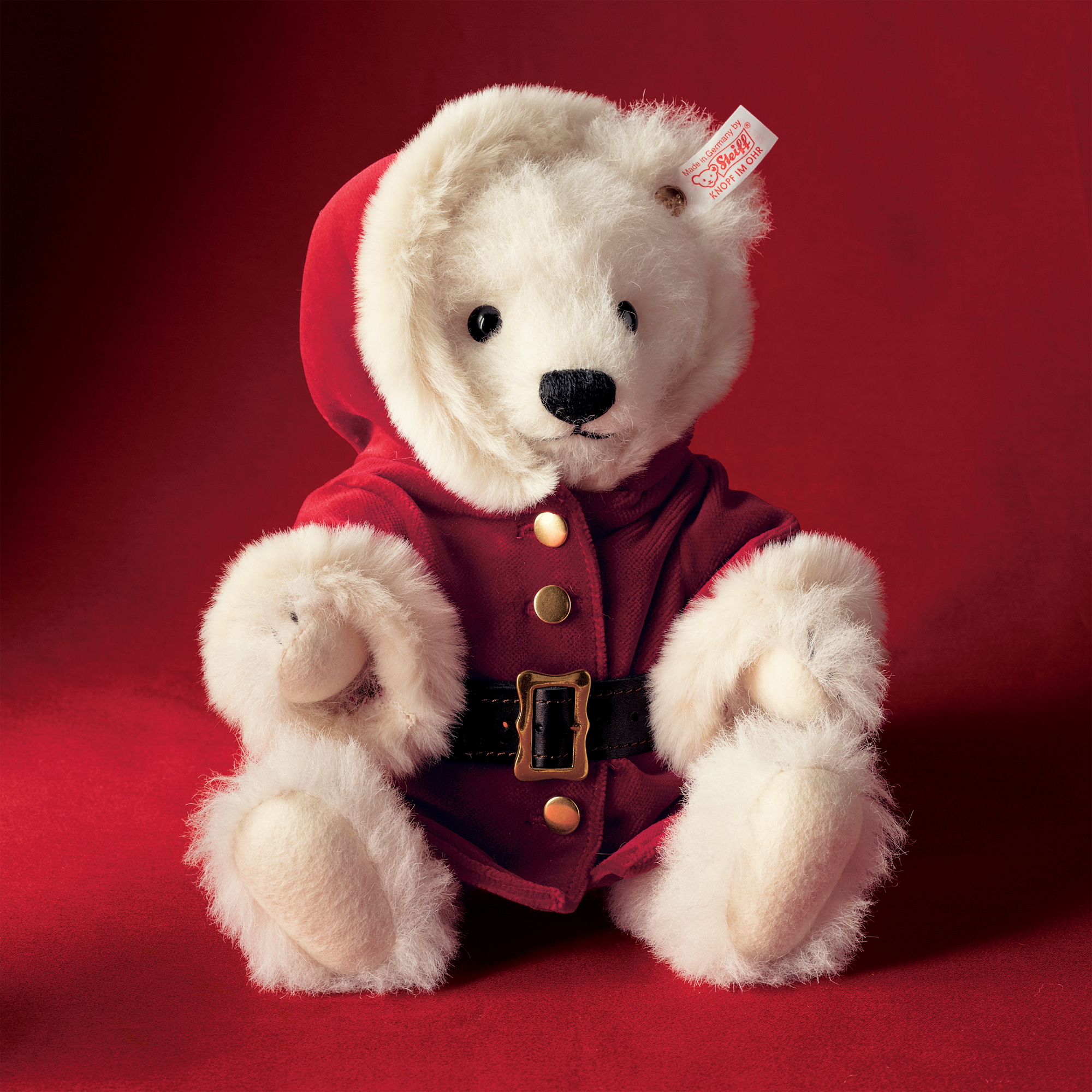 STEIFF ALPACA CHRISTMAS BEAR