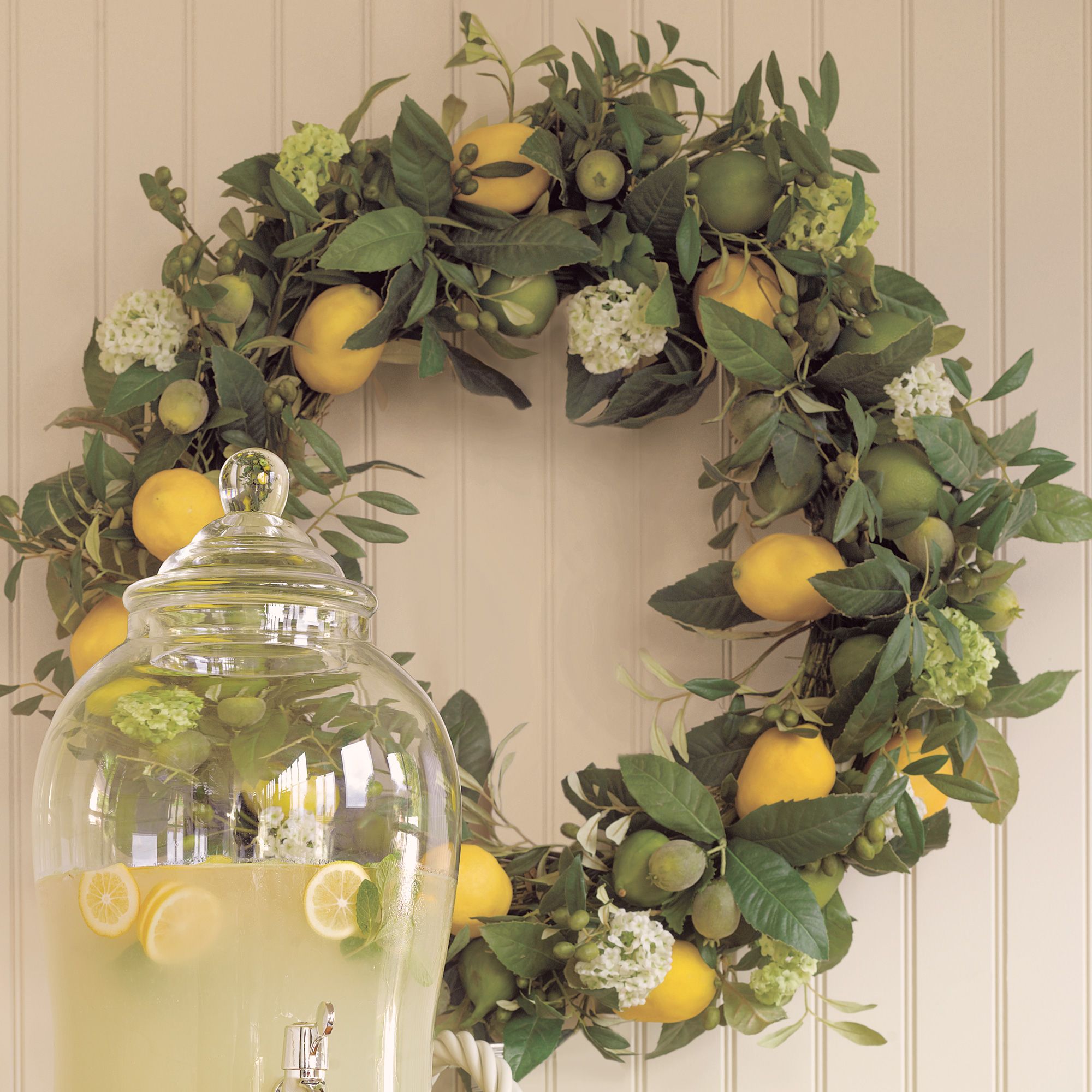 FLORAL LEMON WREATH