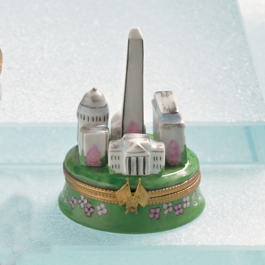 WASHINGTON MONUMENTS LIMOGES BOX