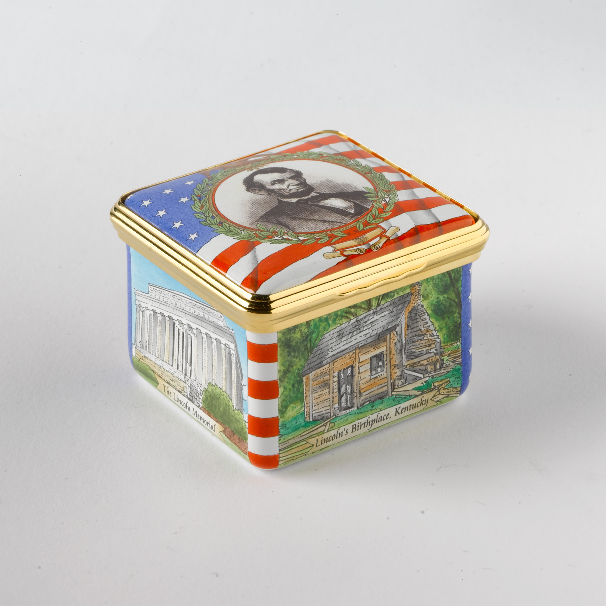 LINCOLN 200TH ANNIVERSARY HALCYON DAYS BOX