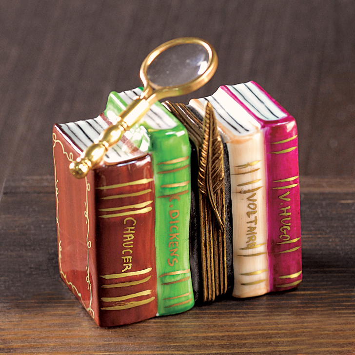 STACK OF BOOKS LIMOGES