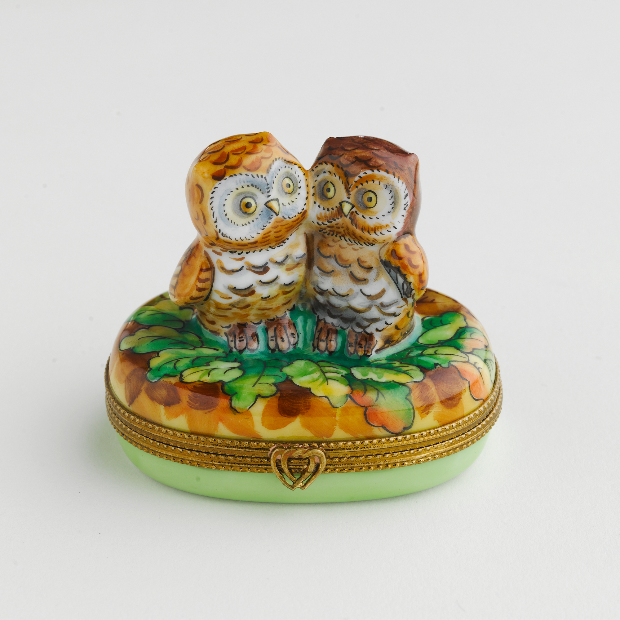 LOVE OWLS LIMOGES BOX