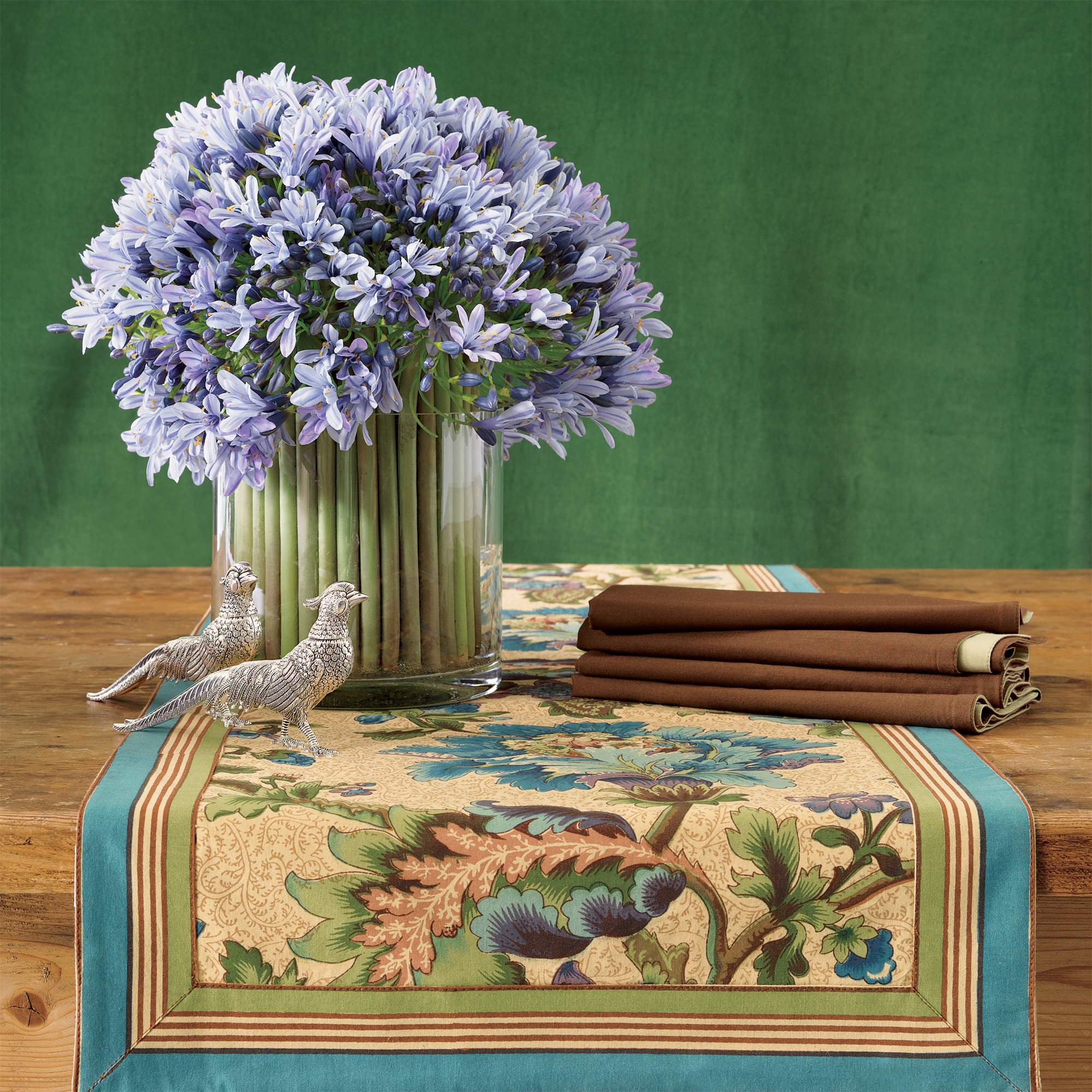 ENGLISH GARDEN TABLERUNNER 17X70 IN