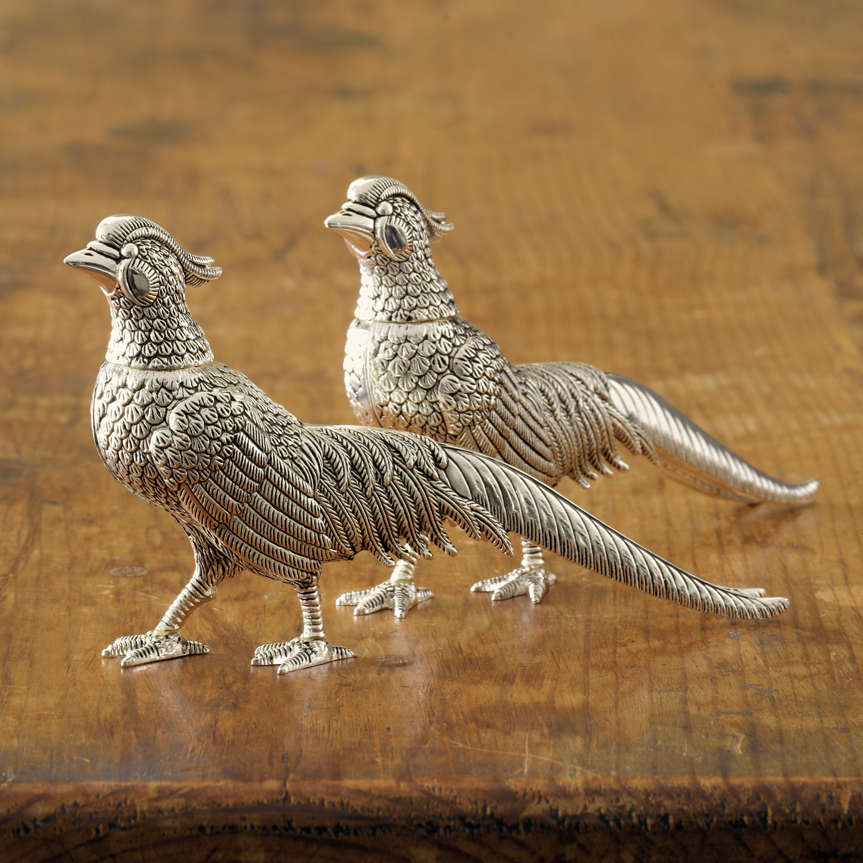 PHEASANT SALT AND PEPPER SHAKER SET
