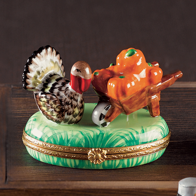 HARVEST SCENE LIMOGES