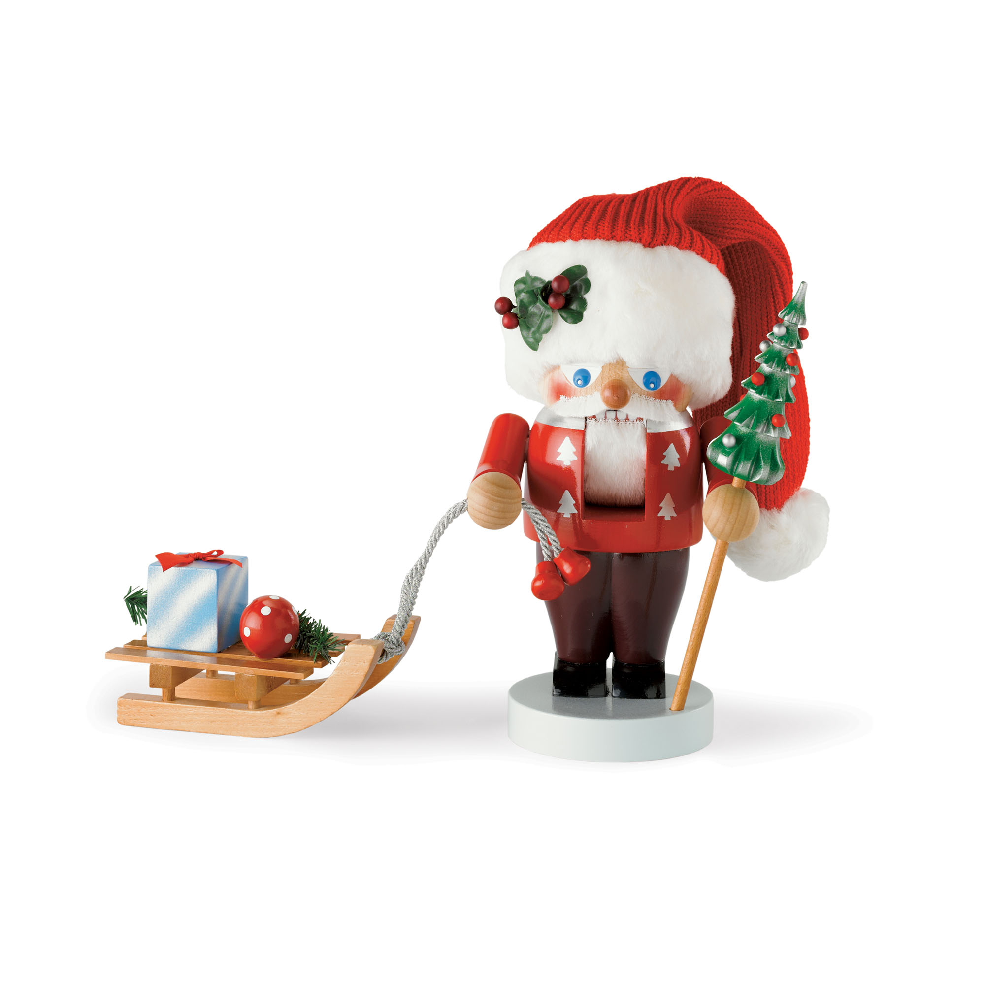 CHUBBY NUTCRACKER WITH SLED