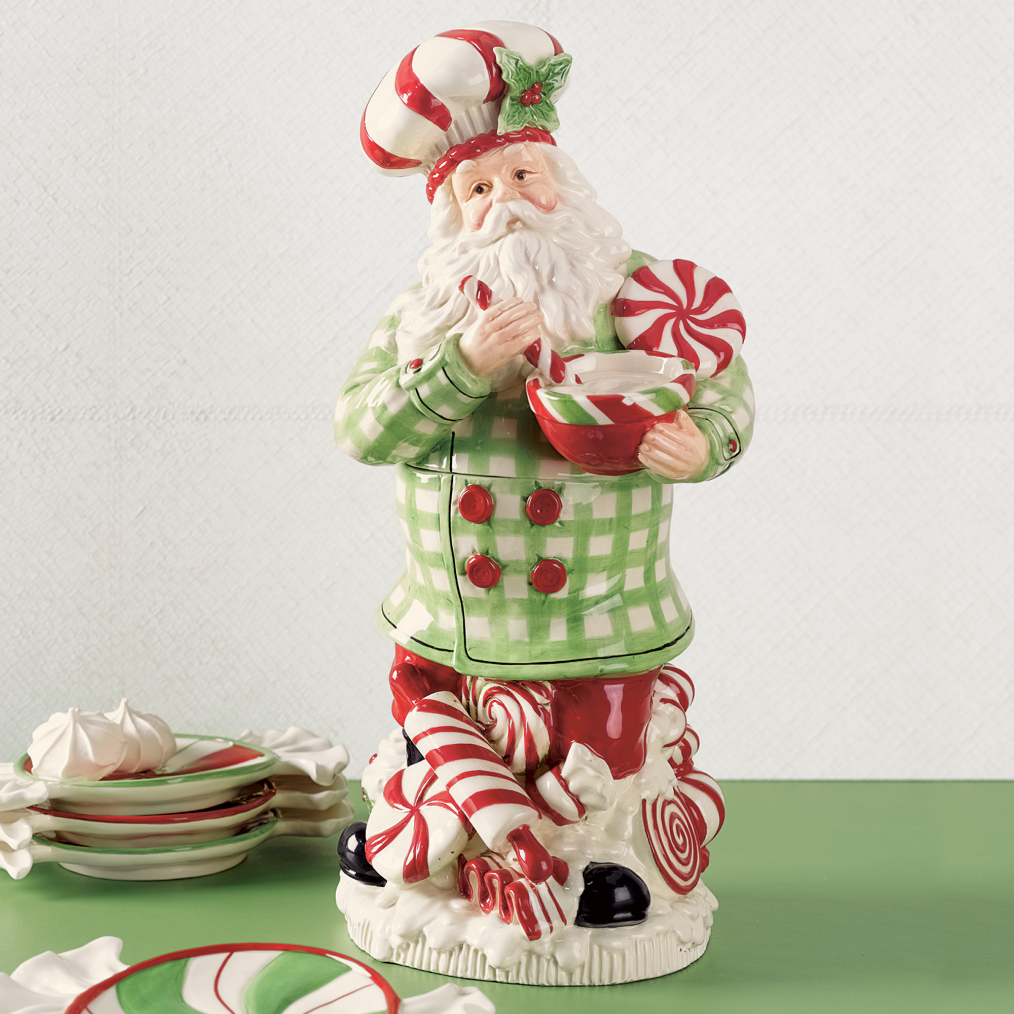 Santa Cookie Jar                                  