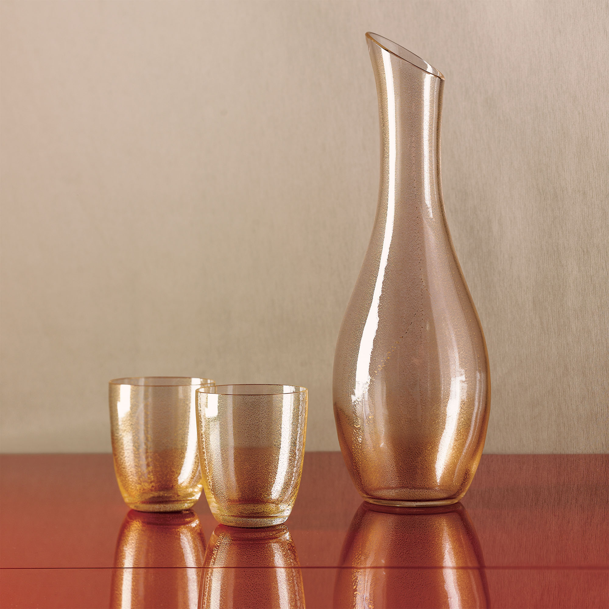 GOLD MURANO WINE DECANTER