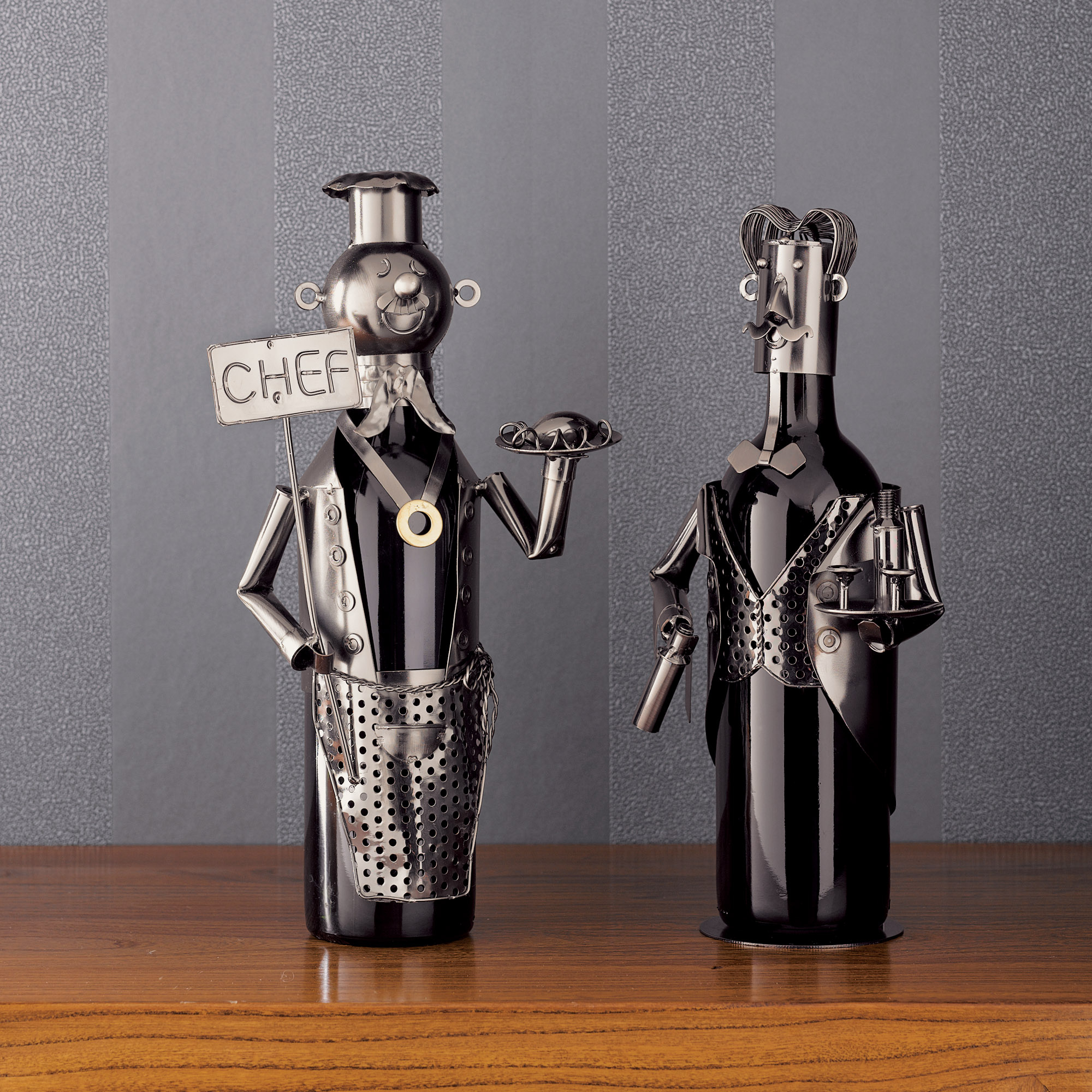 Chef Metal Wine Character                         