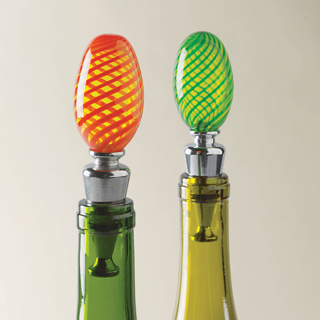 Gift-Boxed Murano Glass Bottle Stoppers