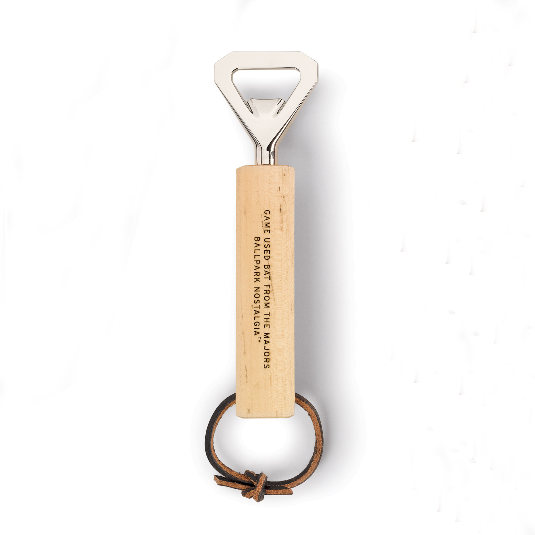 Vintage Baseball Bat Bottle Opener, 6 3/4