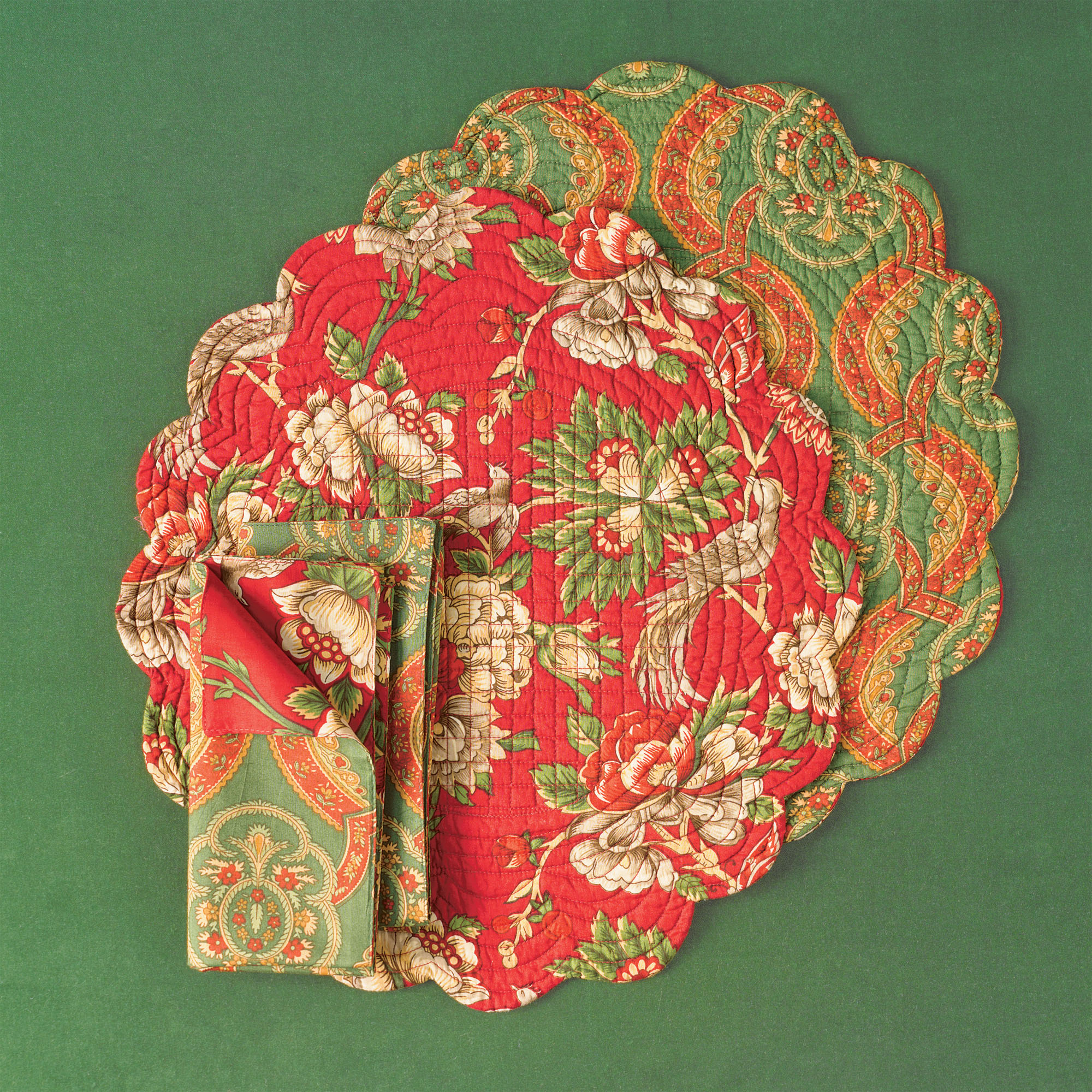 April Cornell Reversible Quilted Placemats