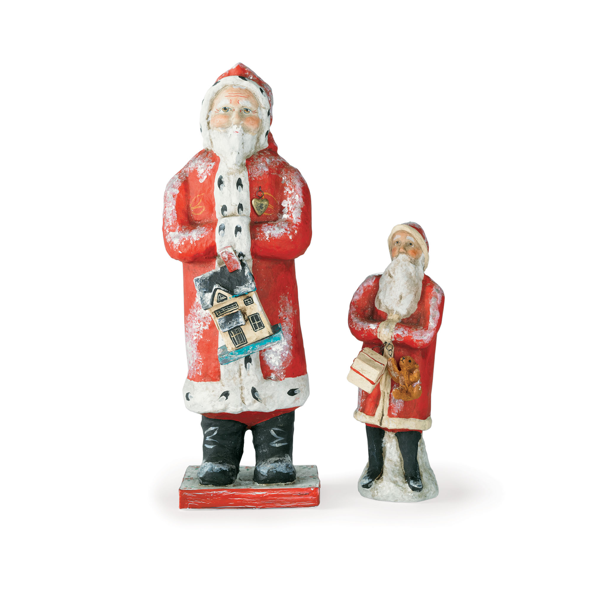 SANTA WITH TOY HOUSE