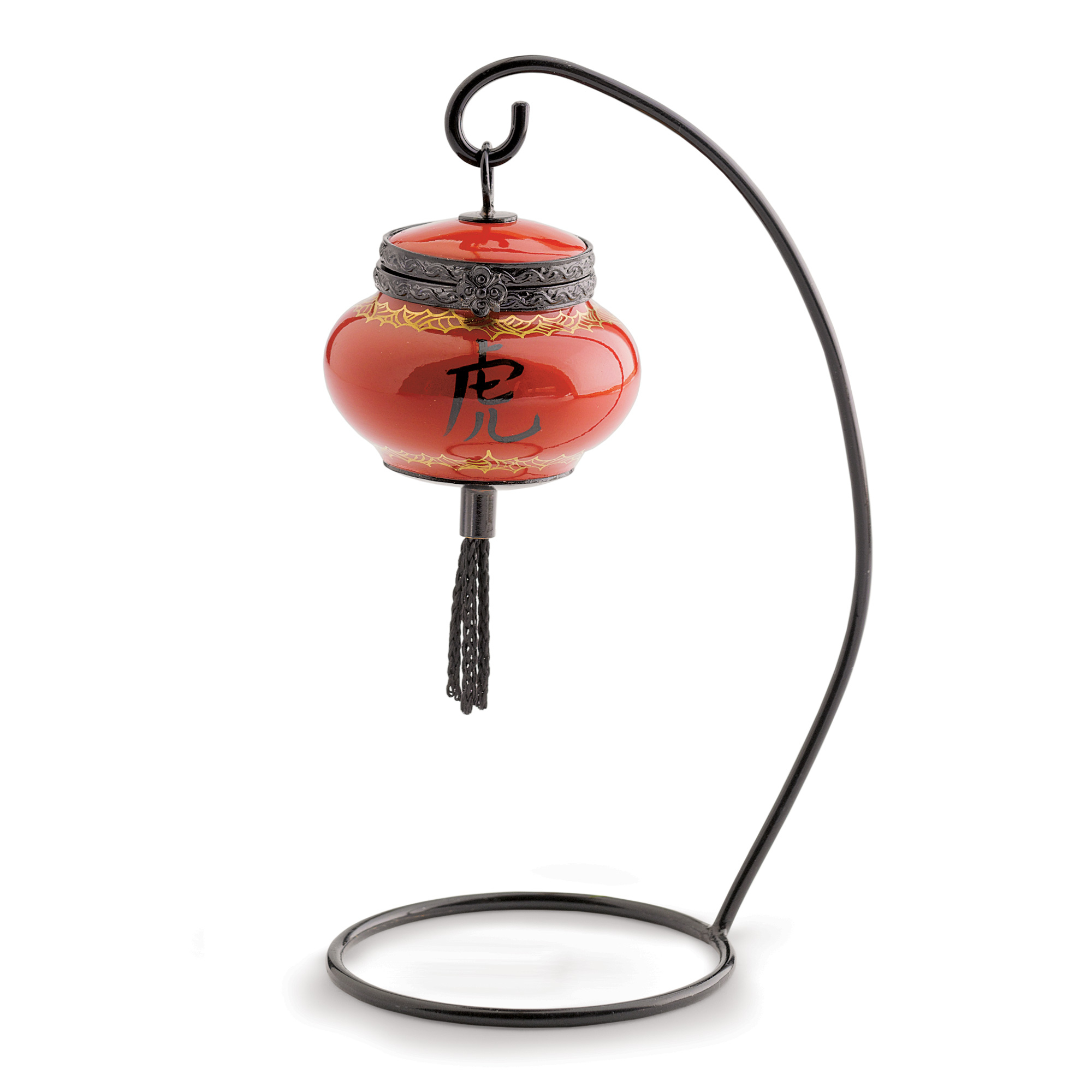 LANTERN ON STAND LIMOGES BOX