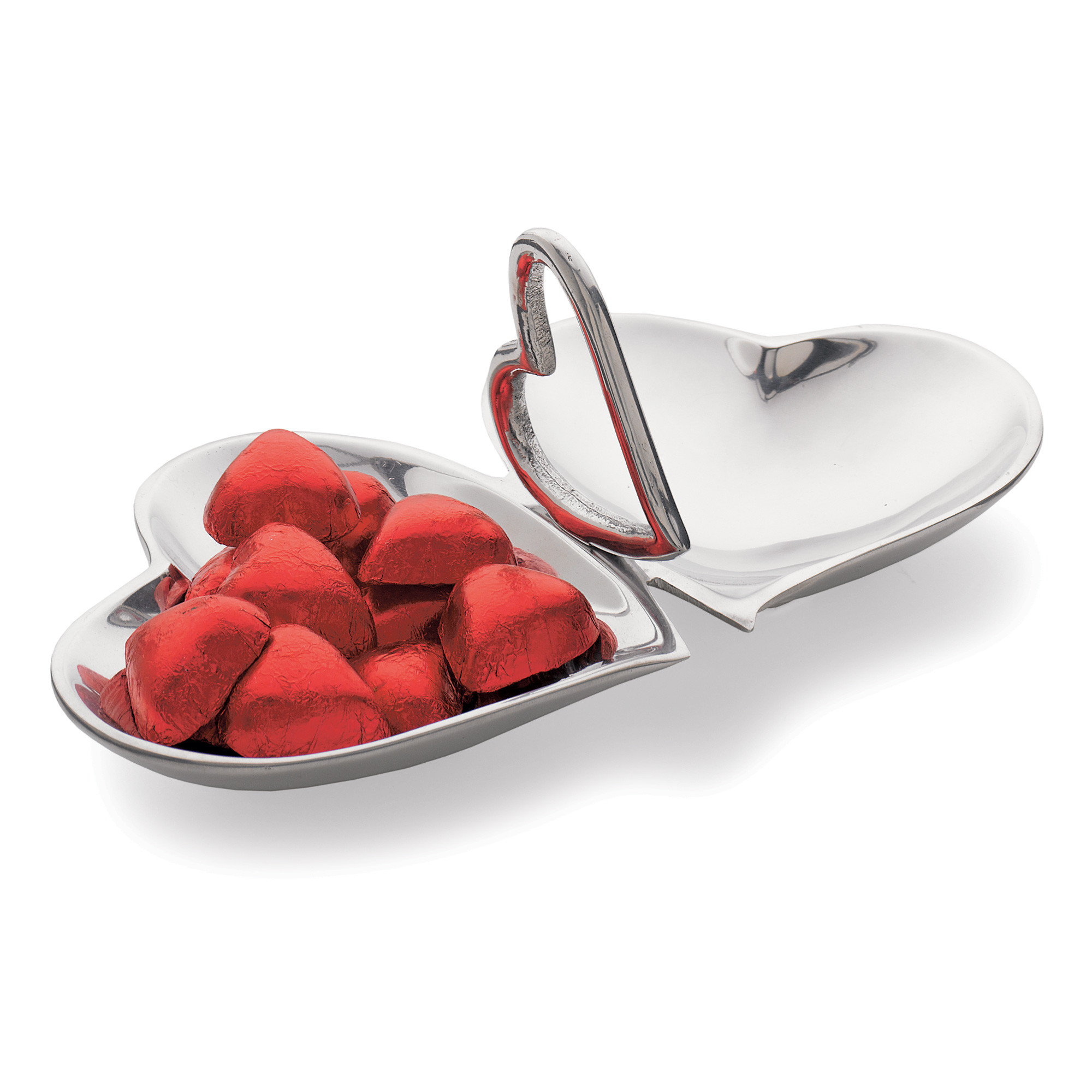 TWO HEART DOUBLE NUT DISH