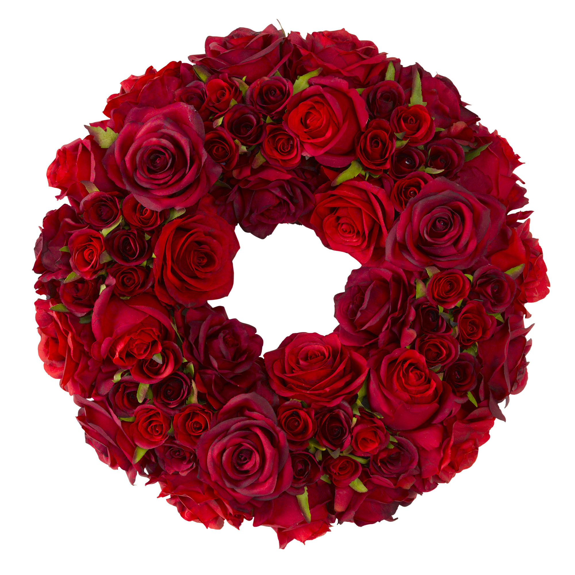 RED ROSE WREATH