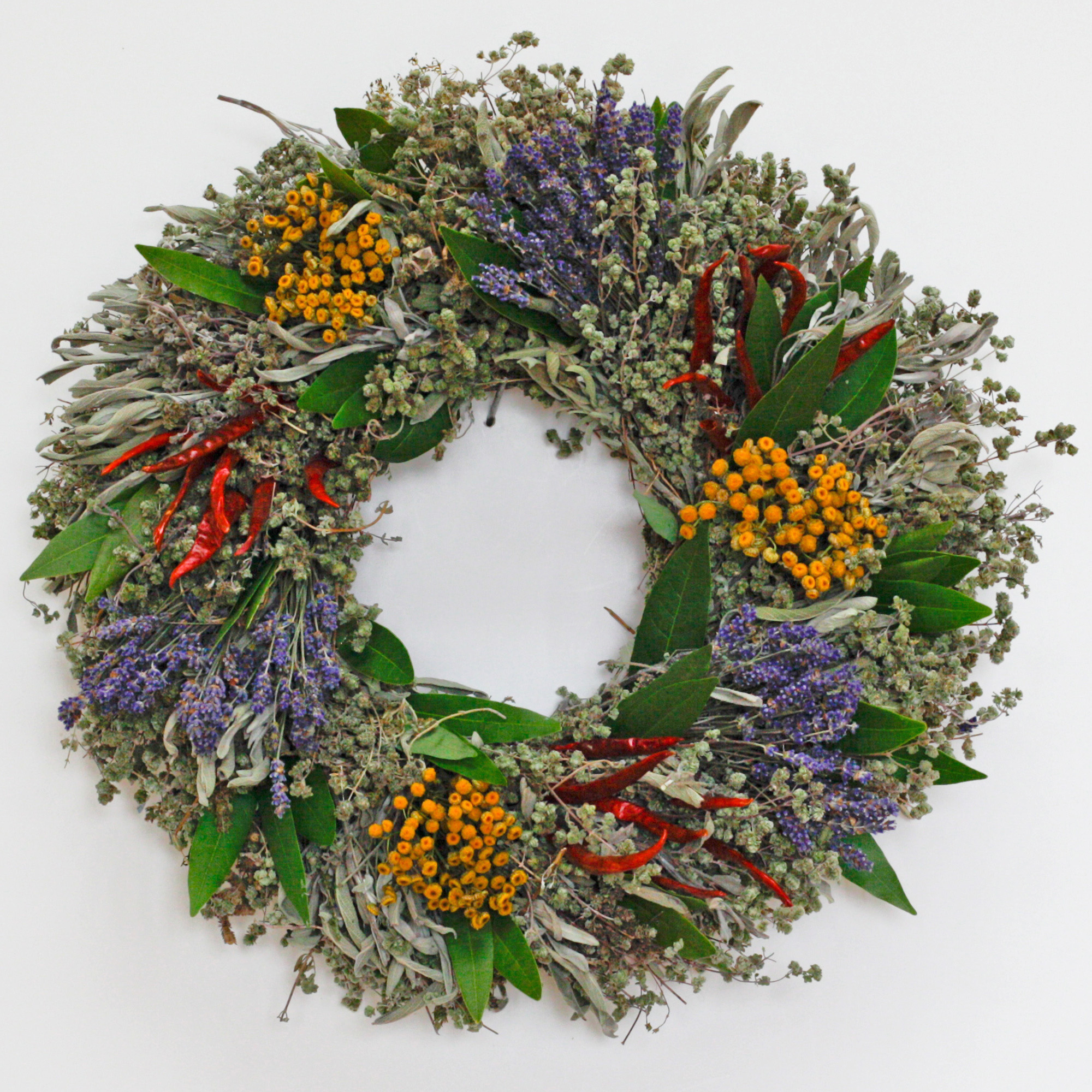 LAVENDER HERB WREATH 14 INCHES