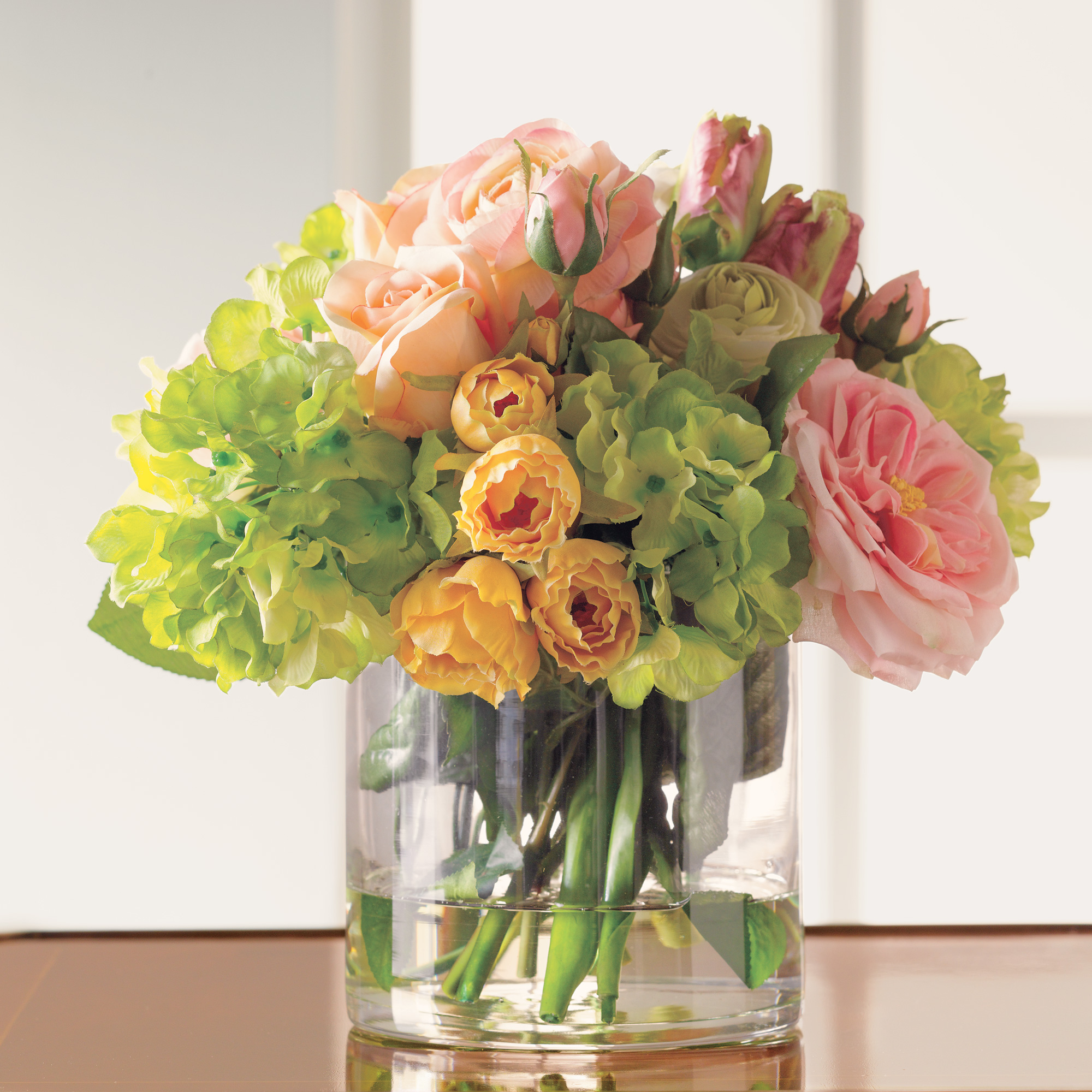 ROSE AND PARROT TULIP ARRANGEMENT