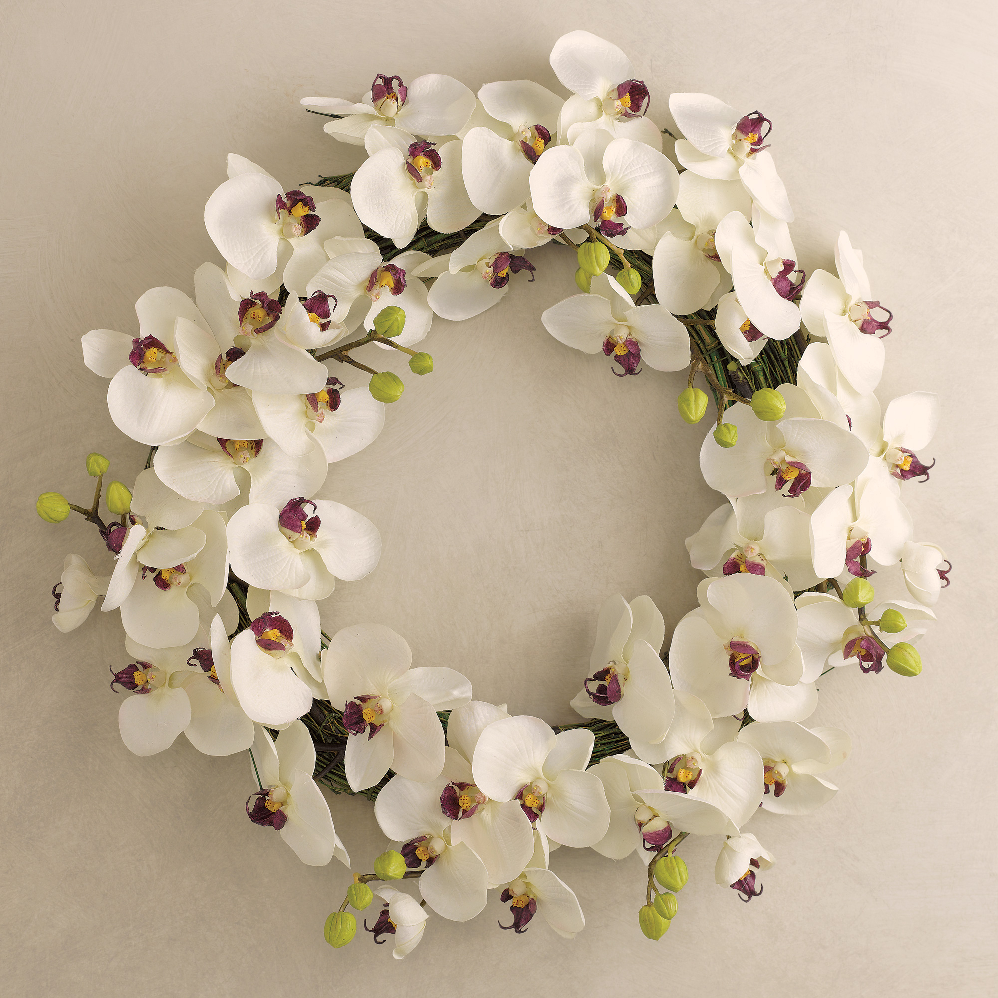 ORCHID WREATH WHITE
