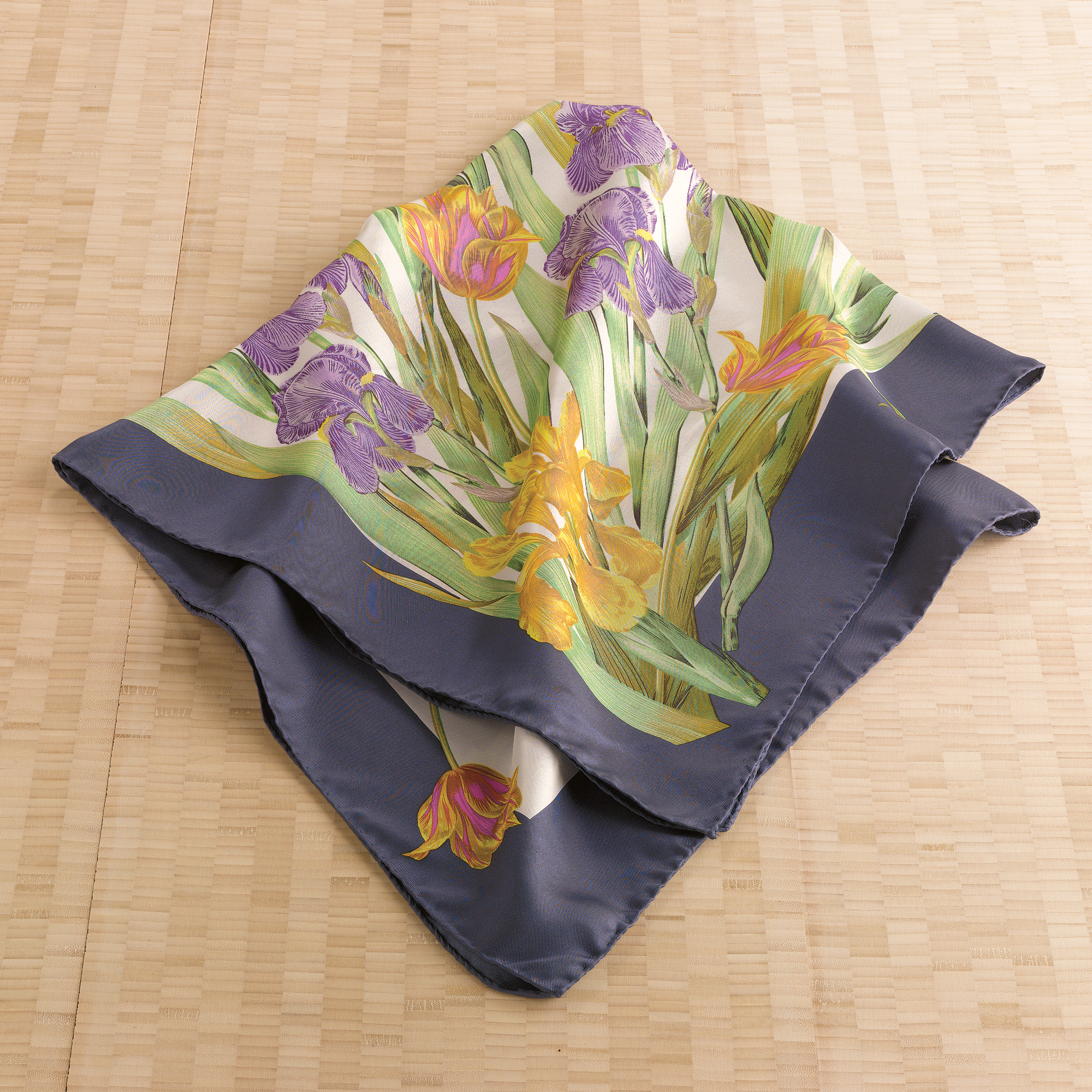 Bouquet of Flowers Silk Scarf