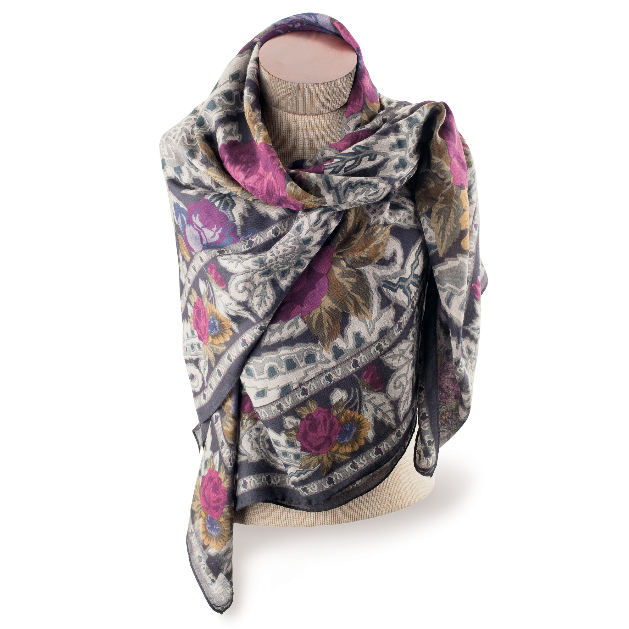 ITALIAN ROSE SCARF