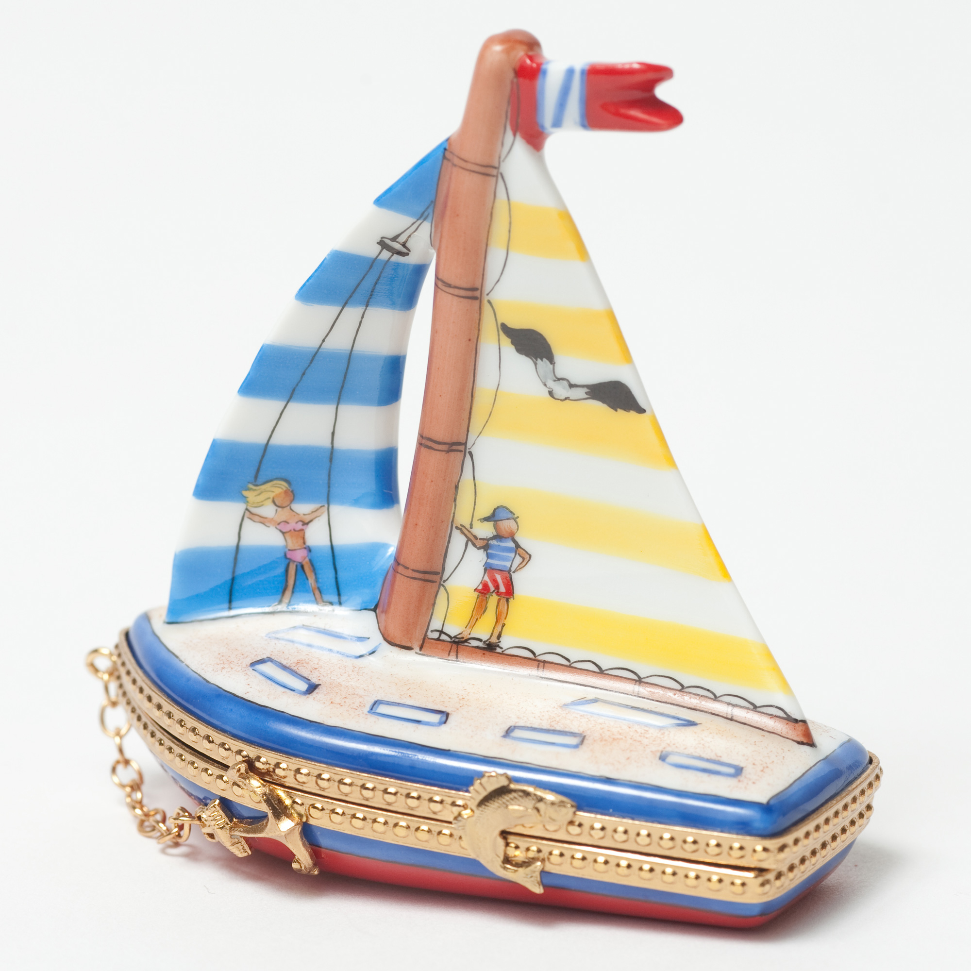 COUPLE ON SAILBOAT