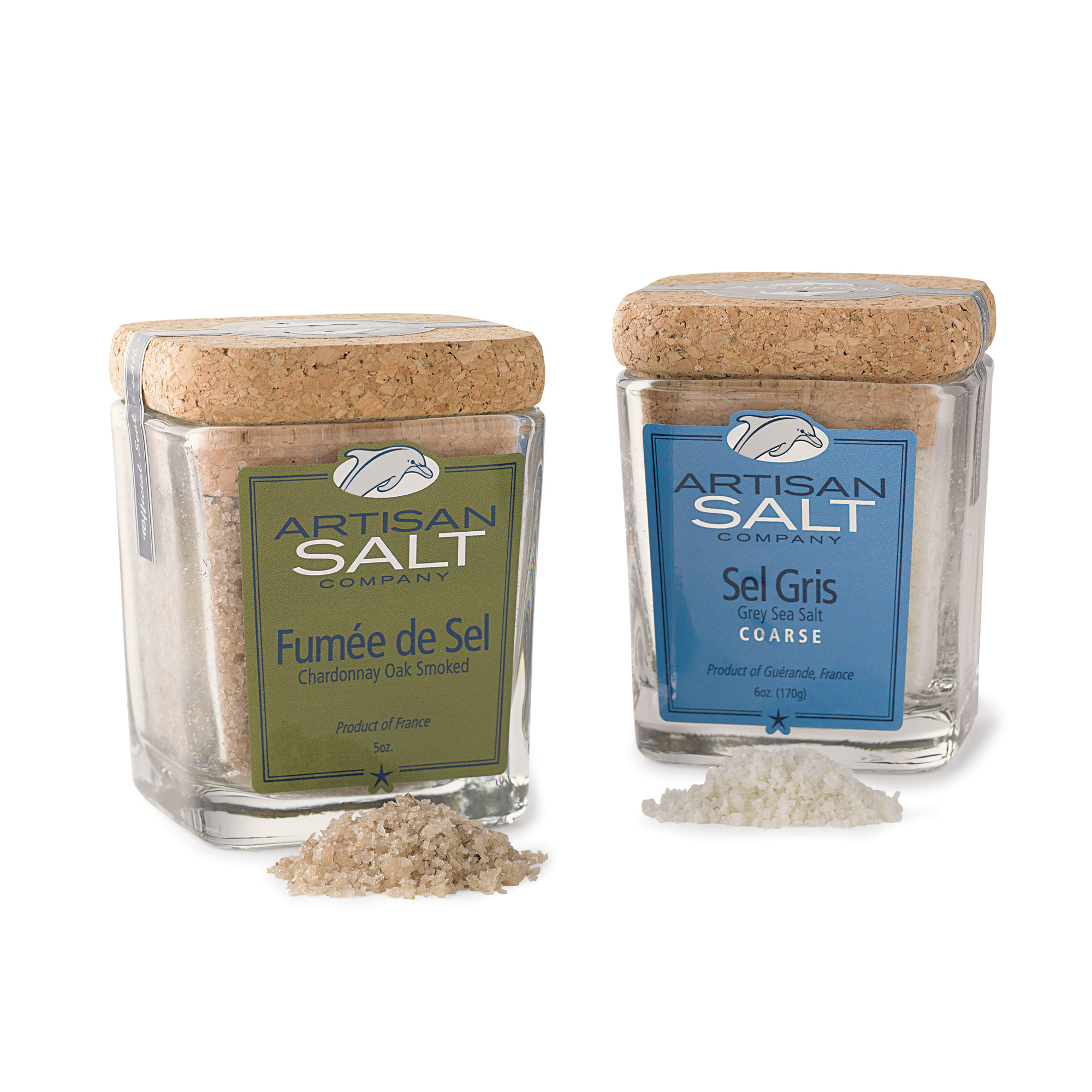 SET OF 2 SALTS SEL GRIS AND FUMEE DE SEL