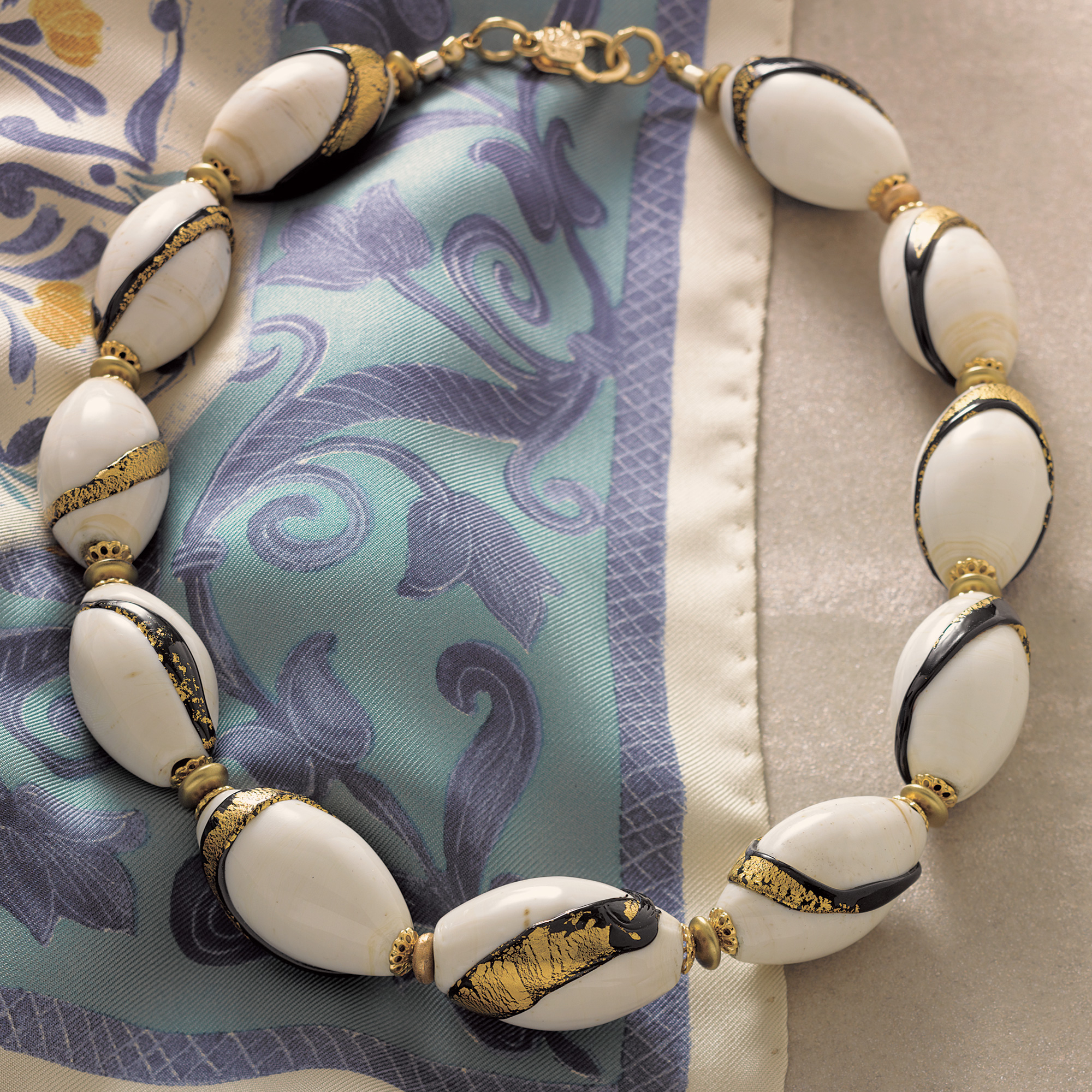 Venetian Gold Leaf Necklace