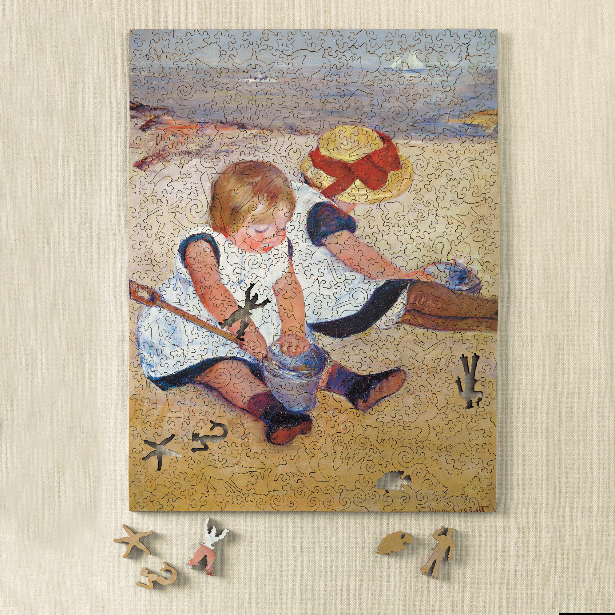 Woodcut Mary Cassatt Puzzle 
