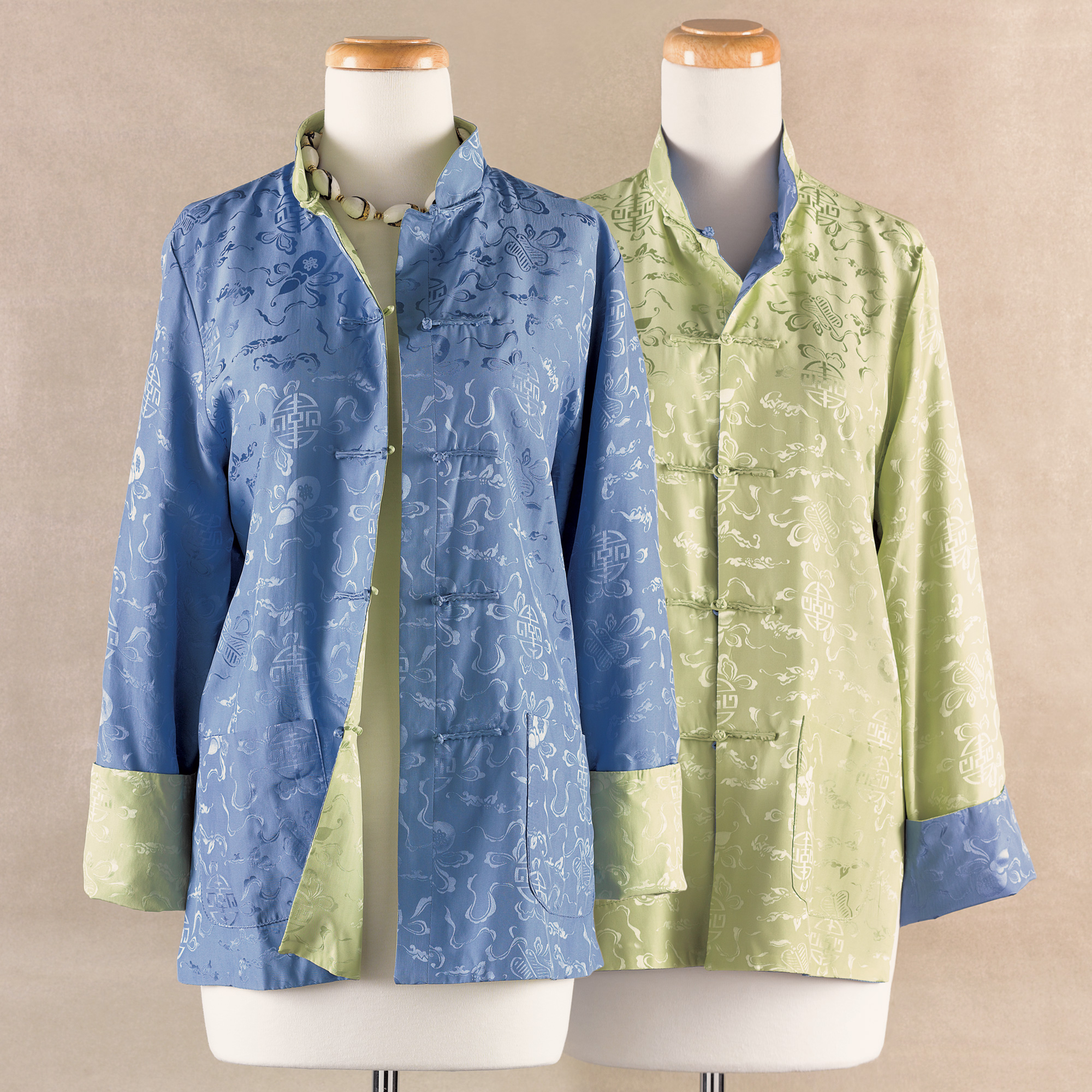 SILK YIN YANG JACKET