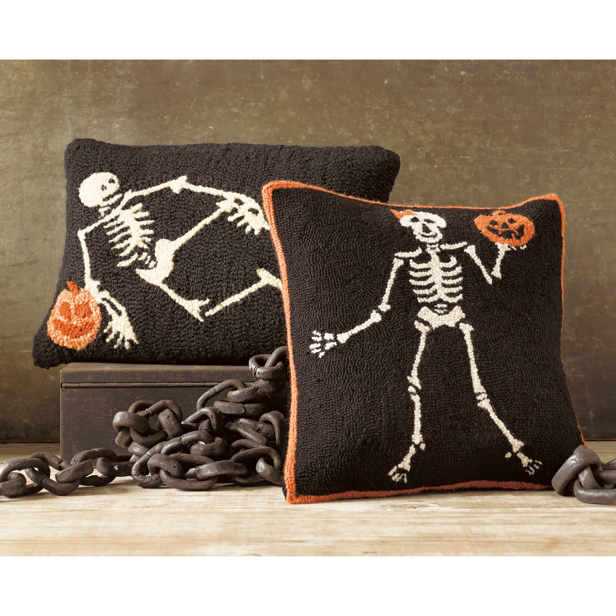 GIRL SKELETON PILLOW