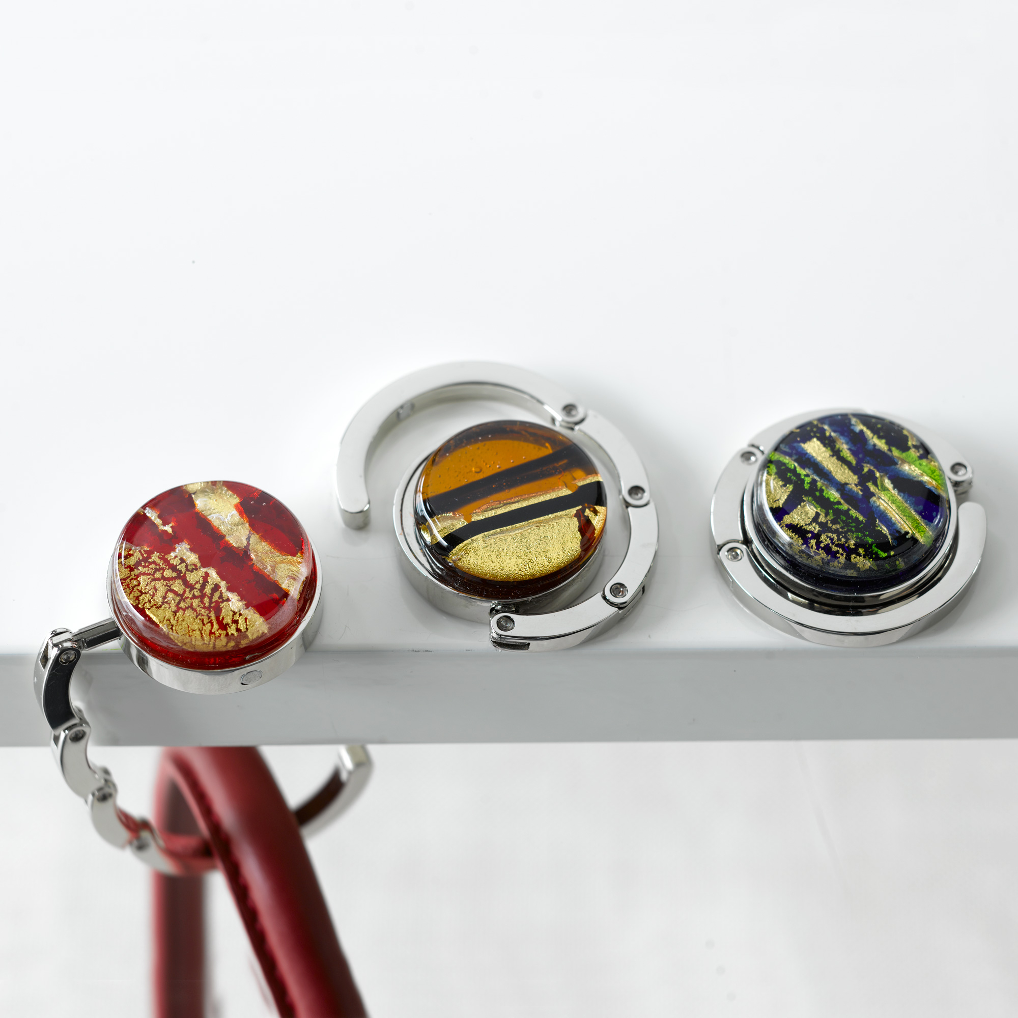 Venetian Glass Purse Hangers