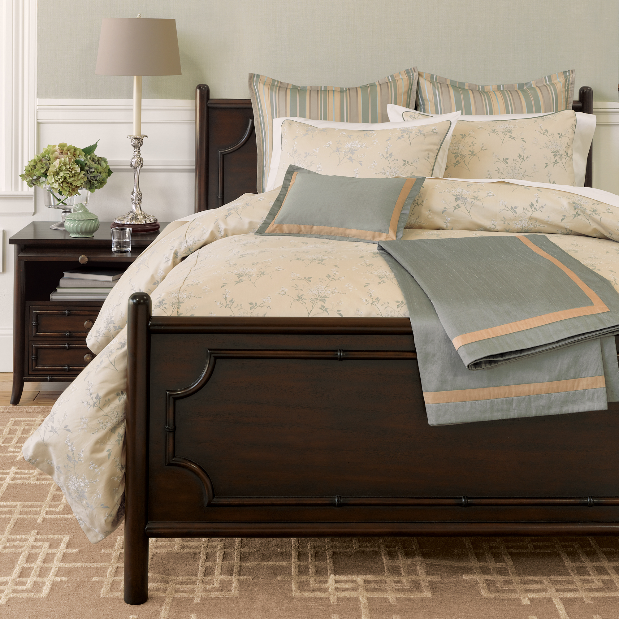 Floral Fields, Queen Duvet Cover