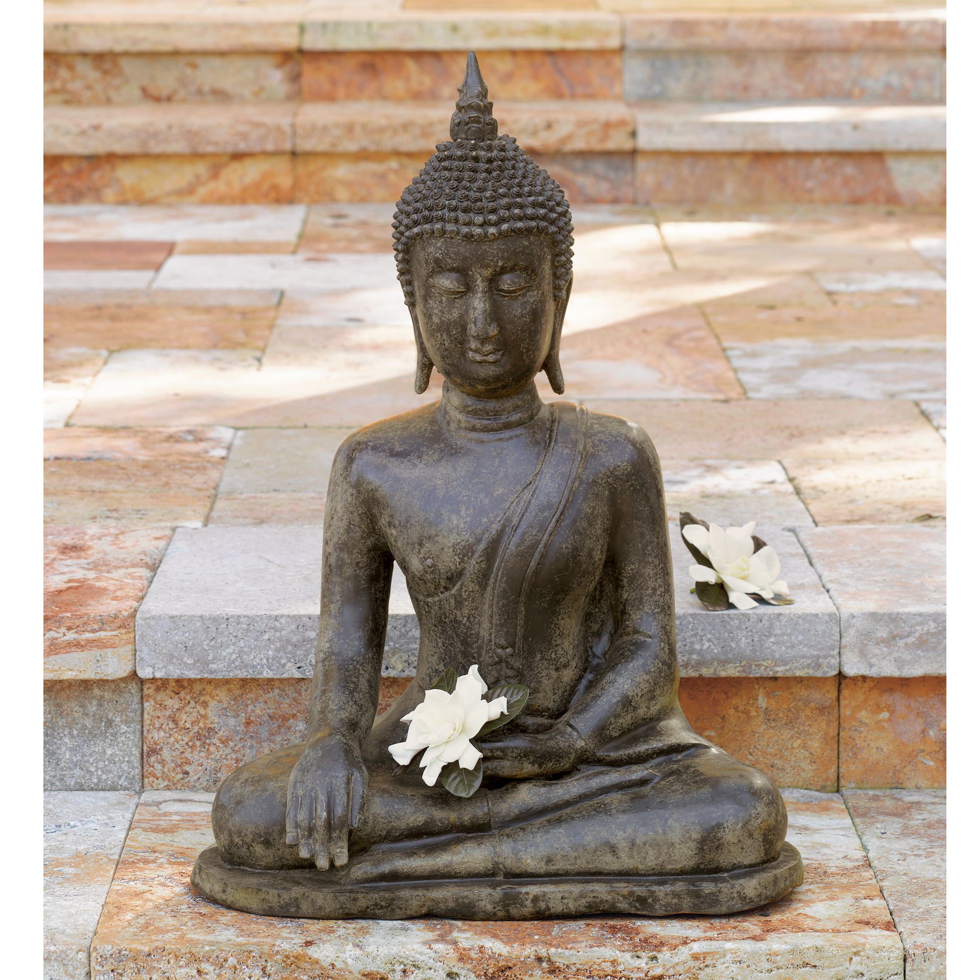 Large Bronze Seated Buddha ($50 fs)
