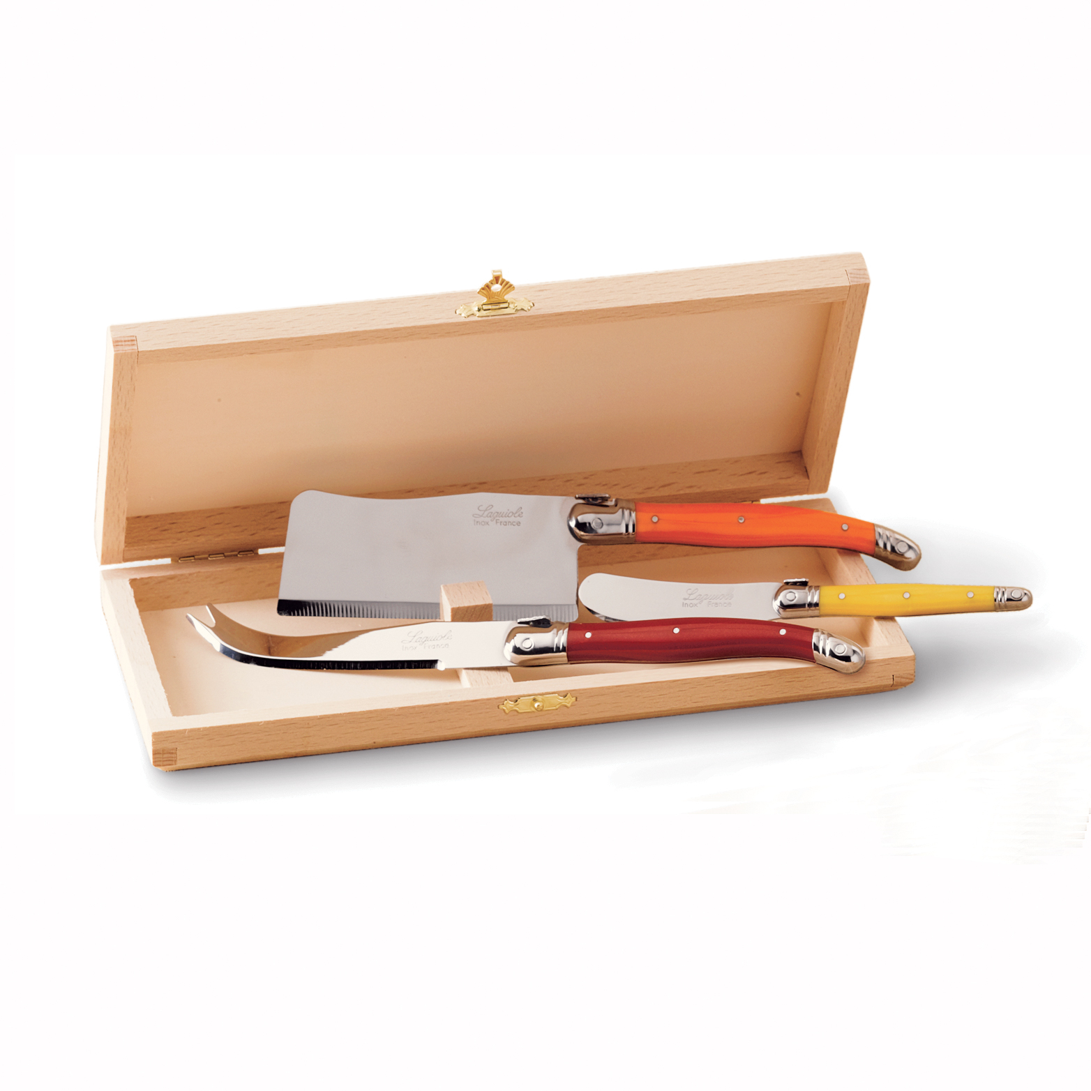 3PC CHEESE SET MULTICOLORED