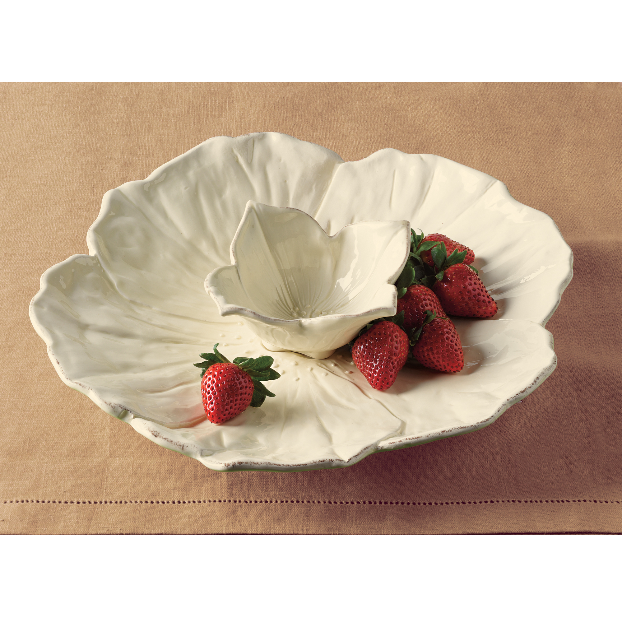 FLOWER CHIP & DIP SET