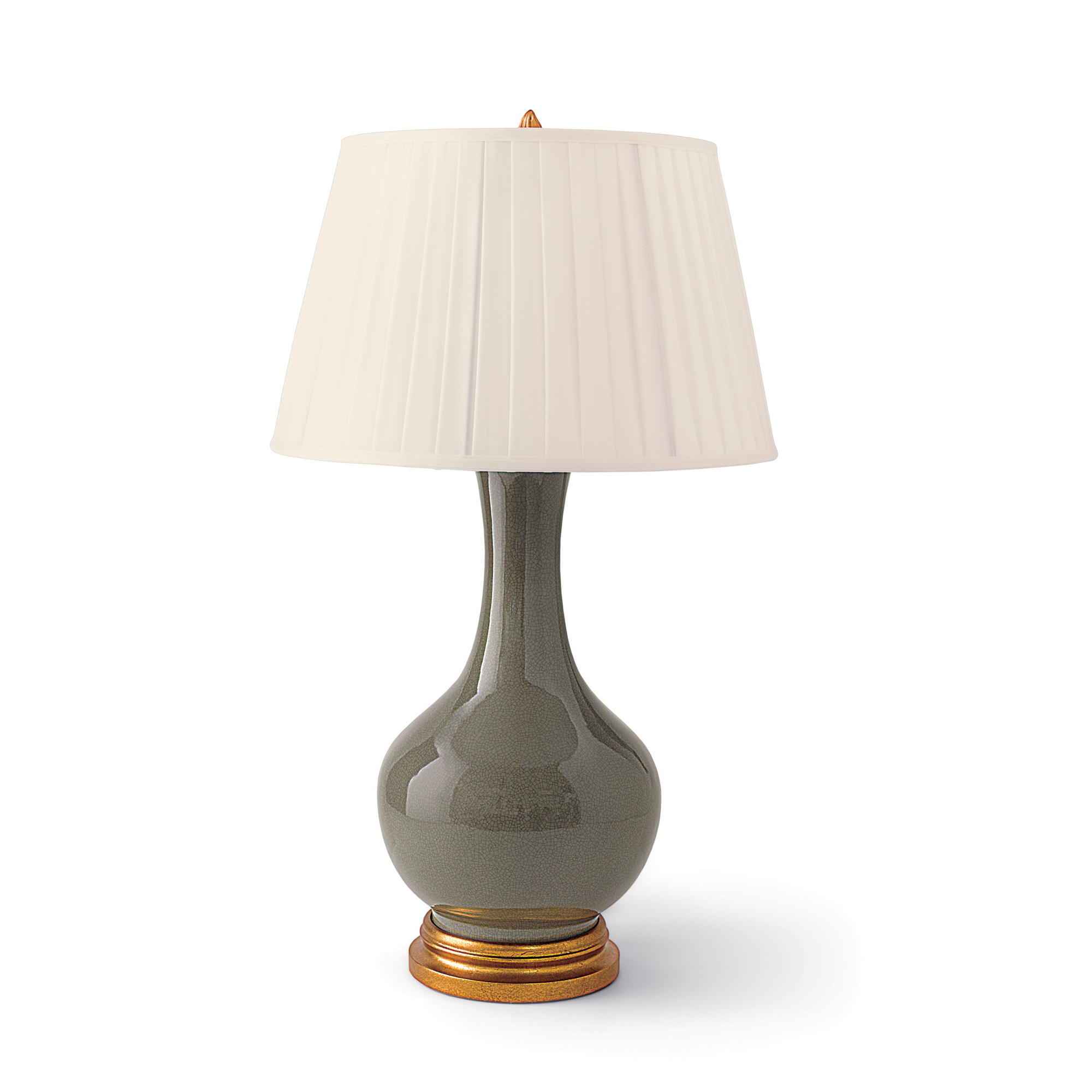 SAGE PORCELAIN LAMP