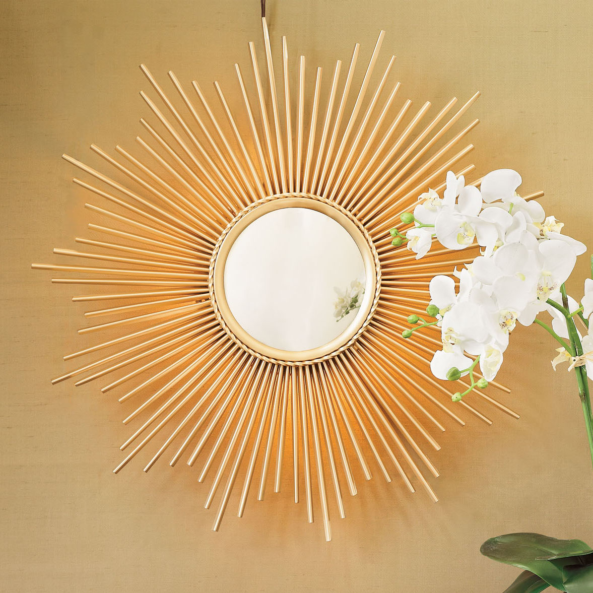 Illuminated Sunburst Sconce